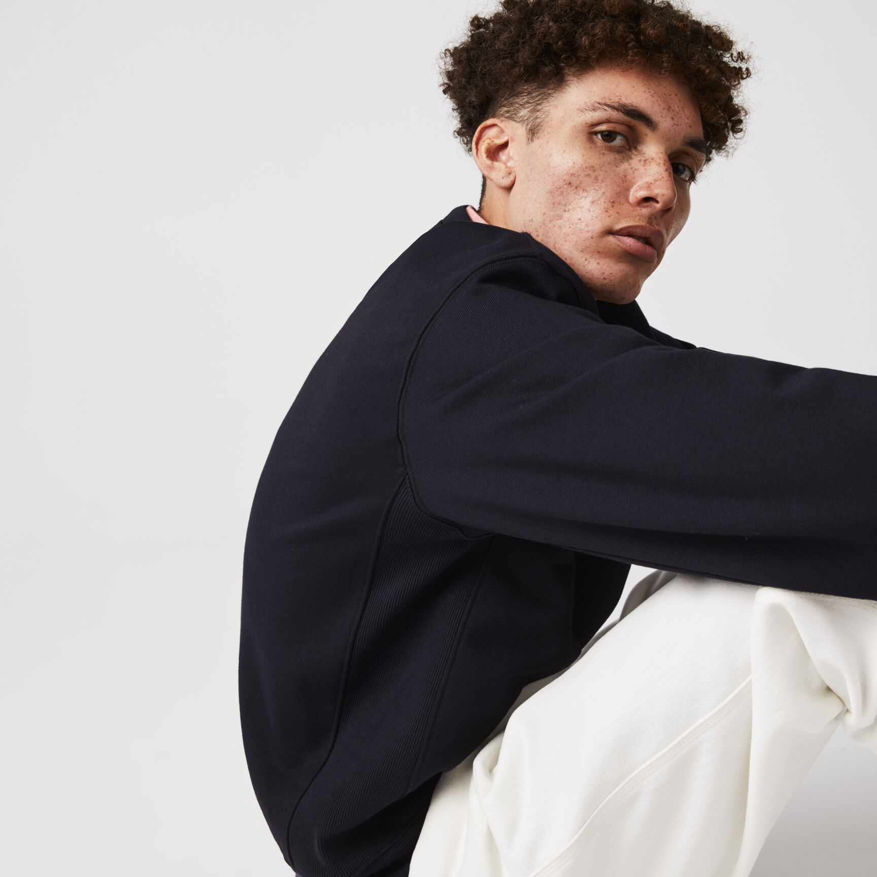 Unisex Crew Neck Organic Cotton Fleece Sweatshirt