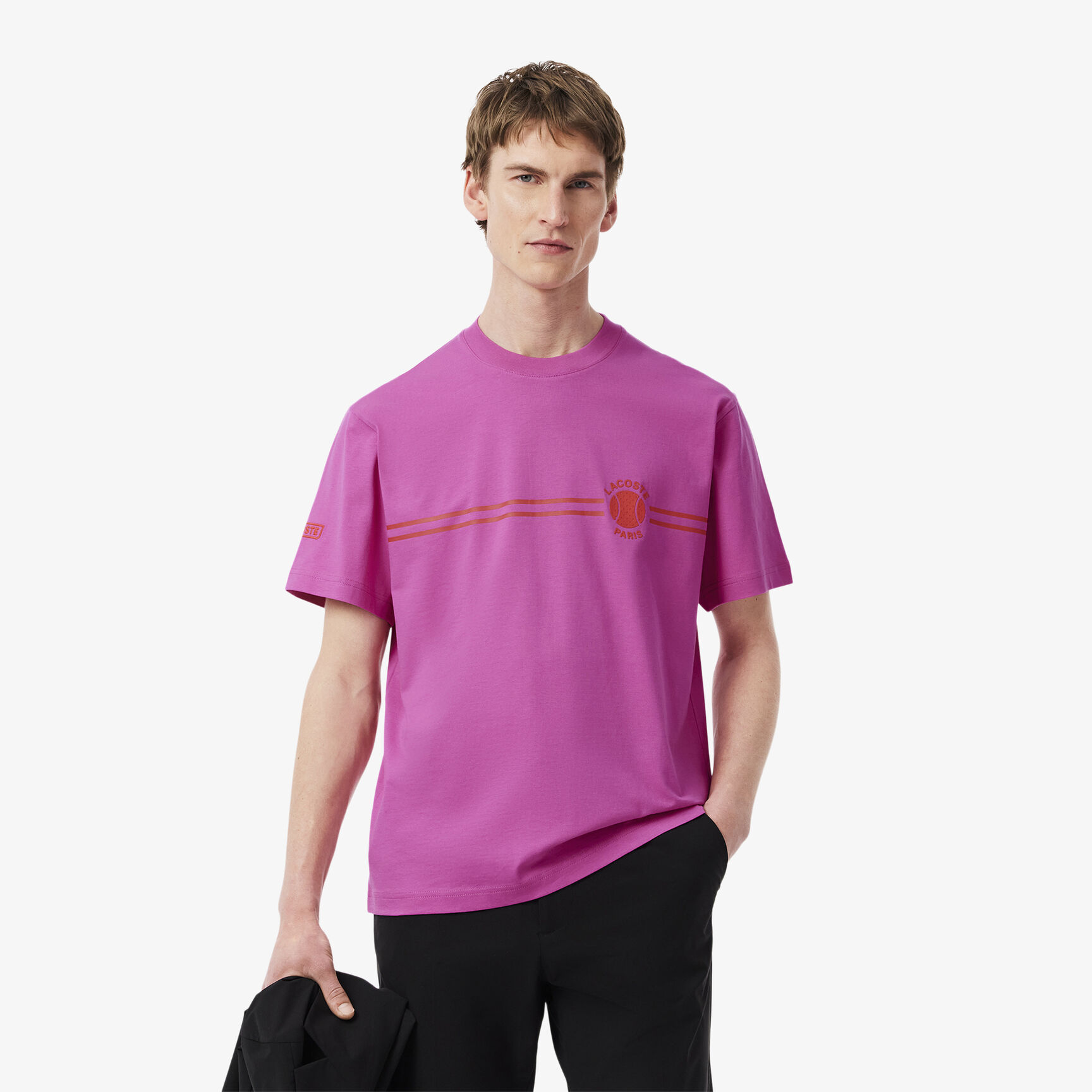 تي شيرت جيرسي قطني مطبوع ومطرز تي شيرت جيرسي قطني مطبوع ومطرز