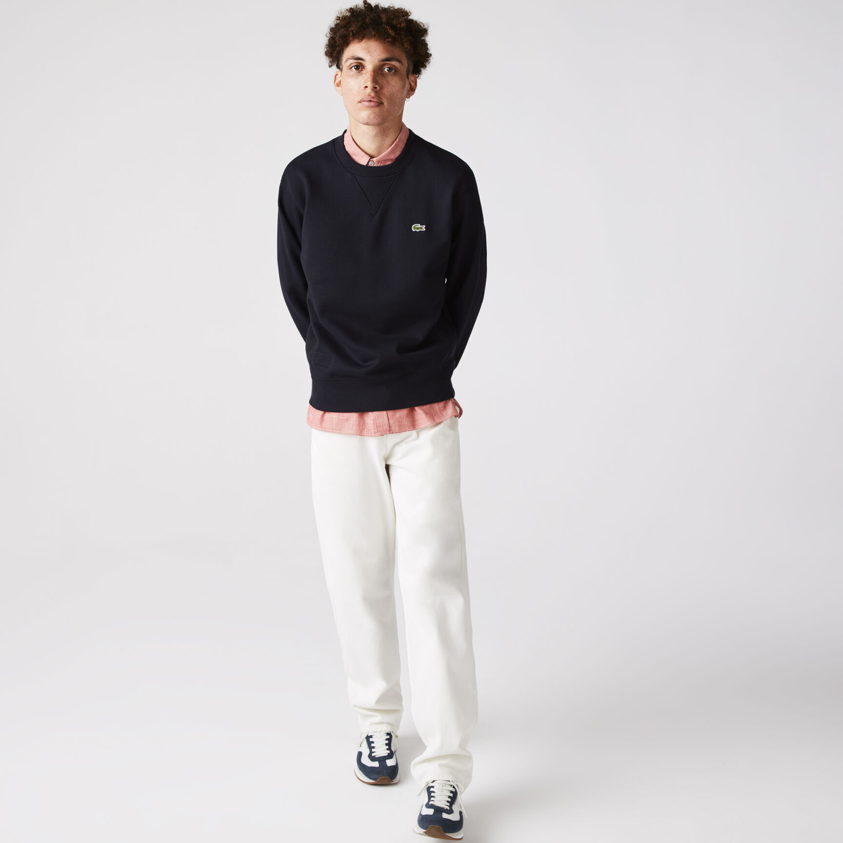 Unisex Crew Neck Organic Cotton Fleece Sweatshirt