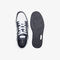 men s lacoste court cage leather heel pop trainers