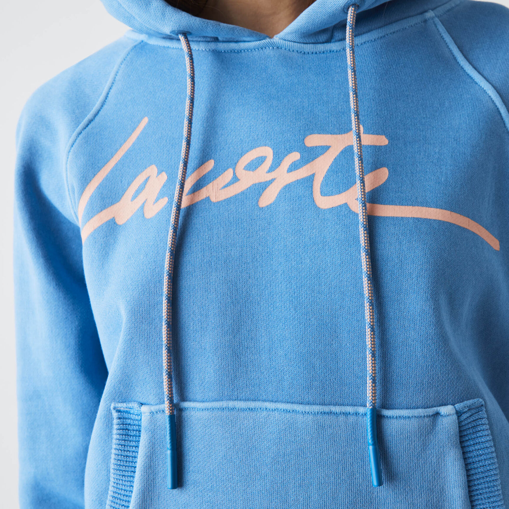 Women’s Lettered Hooded Cotton Fleece Sweatshirt Women’s Lettered Hooded Cotton Fleece Sweatshirt