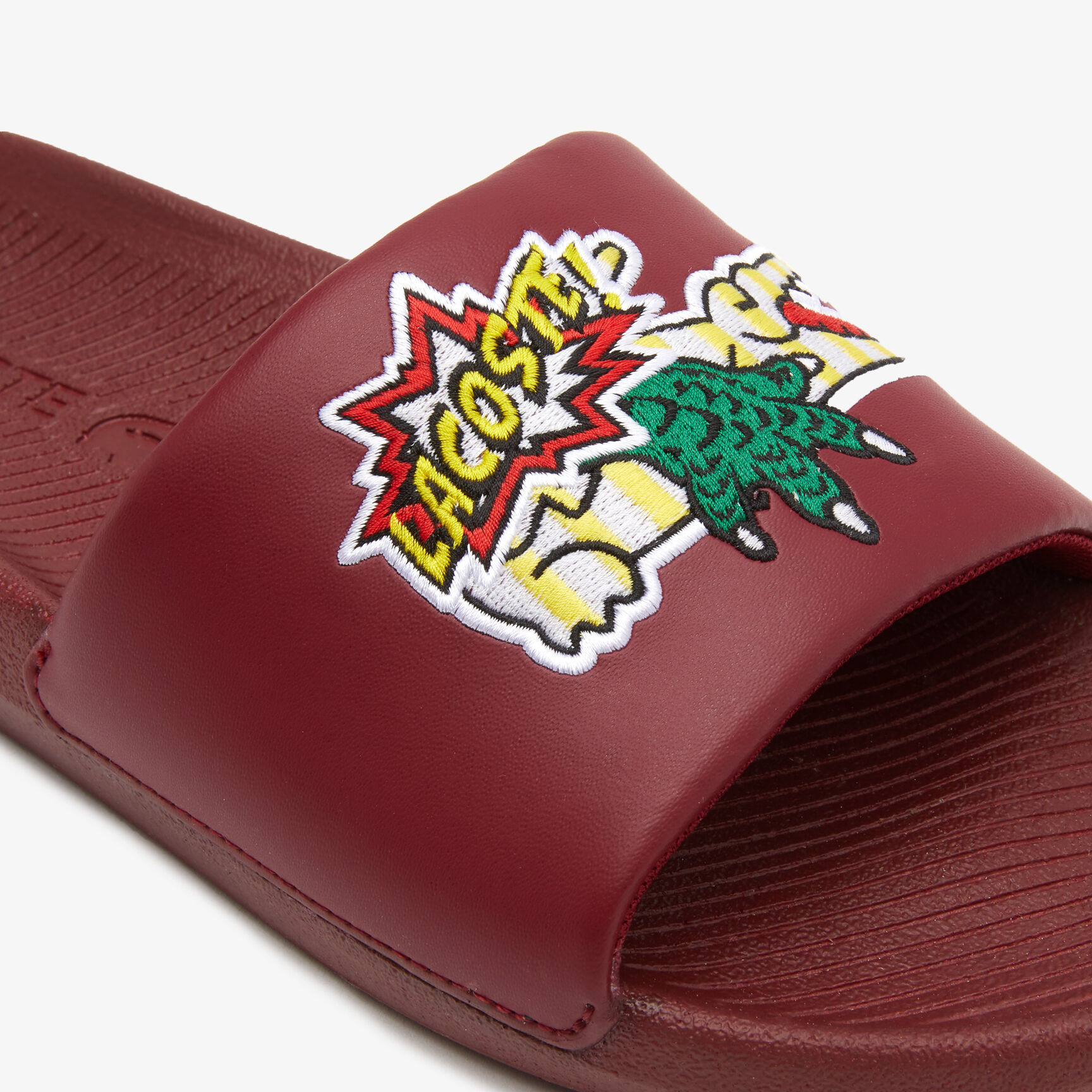 Men's Lacoste Croco Synthetic Slides