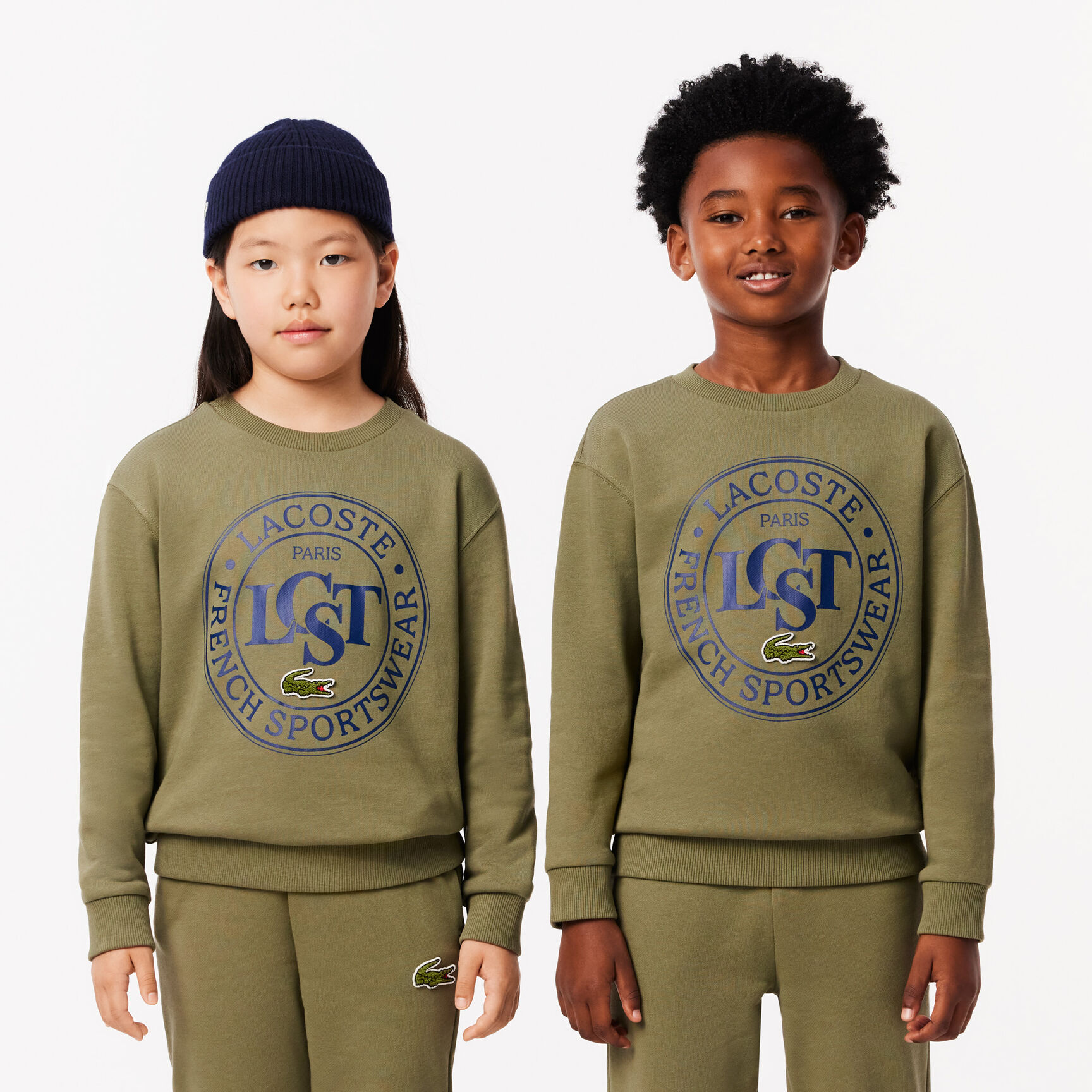 Contrast Badge Sweatshirt