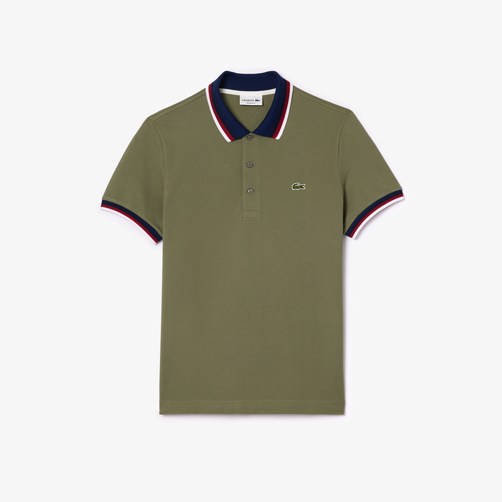 Regular Fit Contrast Collar Polo Shirt
