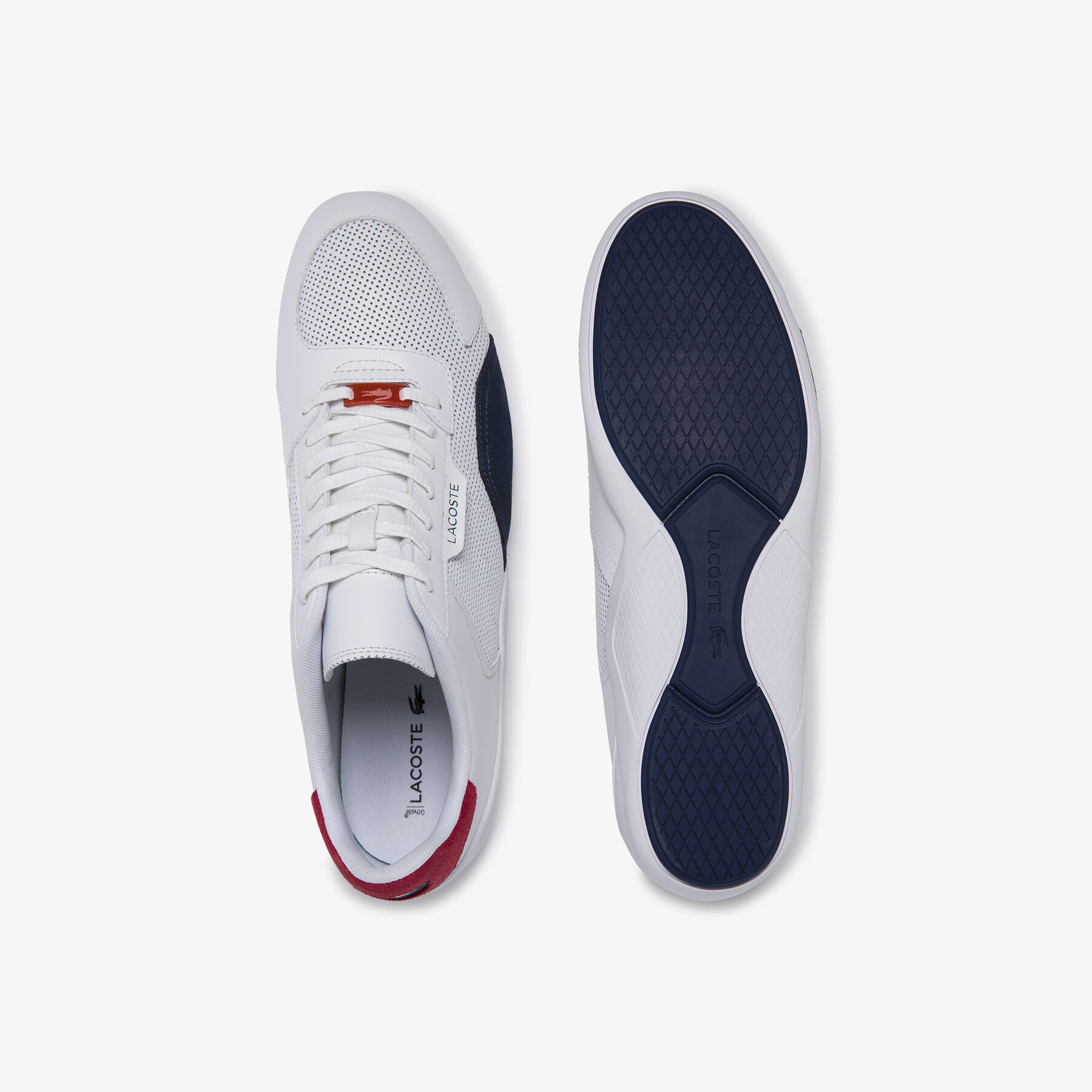 Men's Hapona Leather and Synthetic Trainers lacoste men s hapona leather and synthetic trainers
