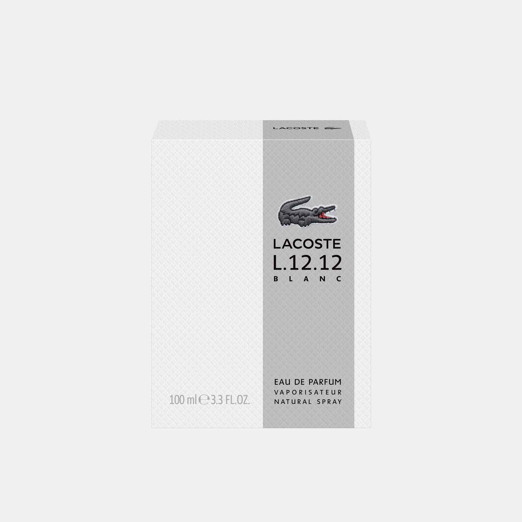 رجالي L.12.12 Blanc Eau de Parfum 100ml لاكوست رجالي l 12 12 blanc eau de parfum 100ml