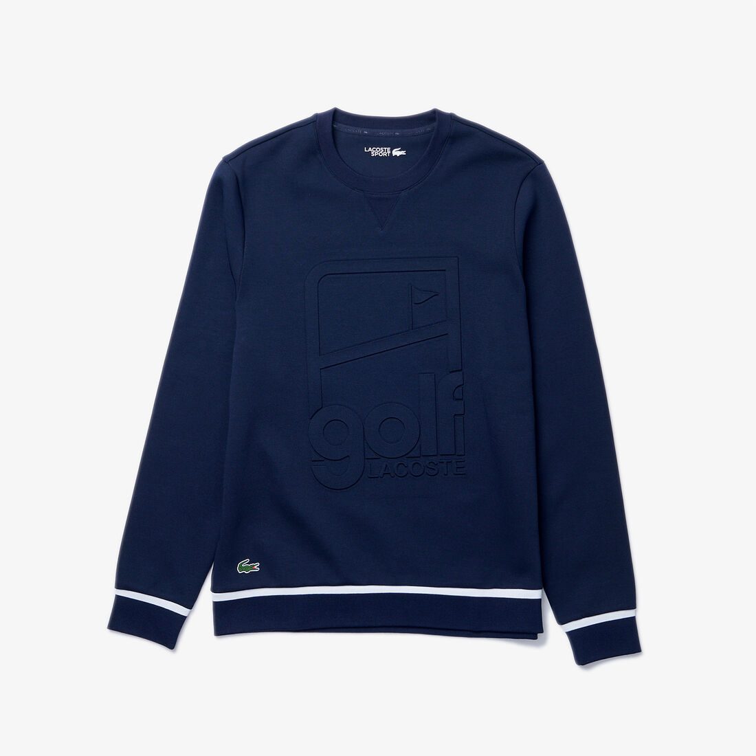 Men’s Lacoste SPORT Crew Neck Graphic Print Golf Sweatshirt Men’s Lacoste SPORT Crew Neck Graphic Print Golf Sweatshirt