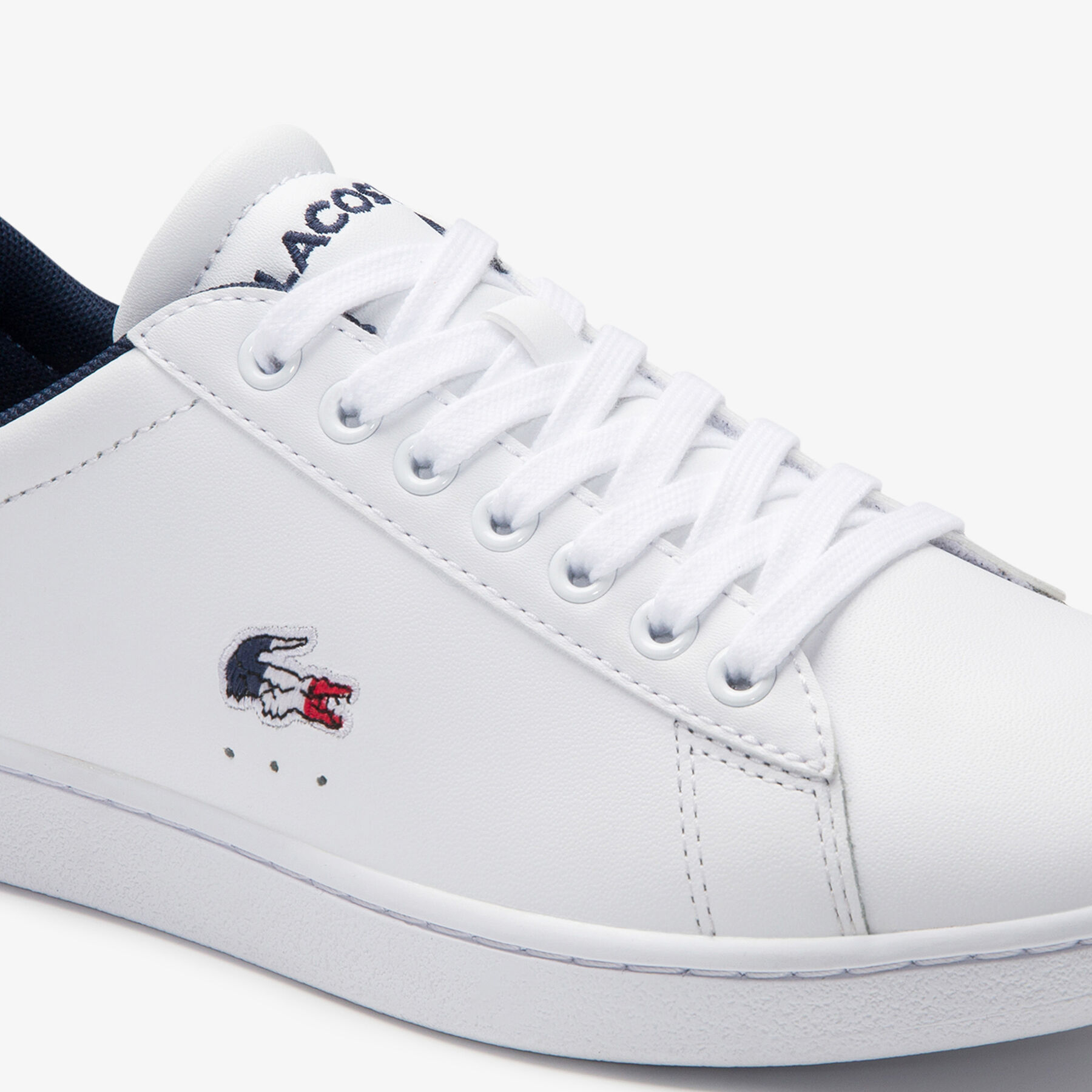 Women's Carnaby Evo Tricolore Leather and Synthetic Trainers lacoste women s carnaby evo tricolore leather and synthetic trainers