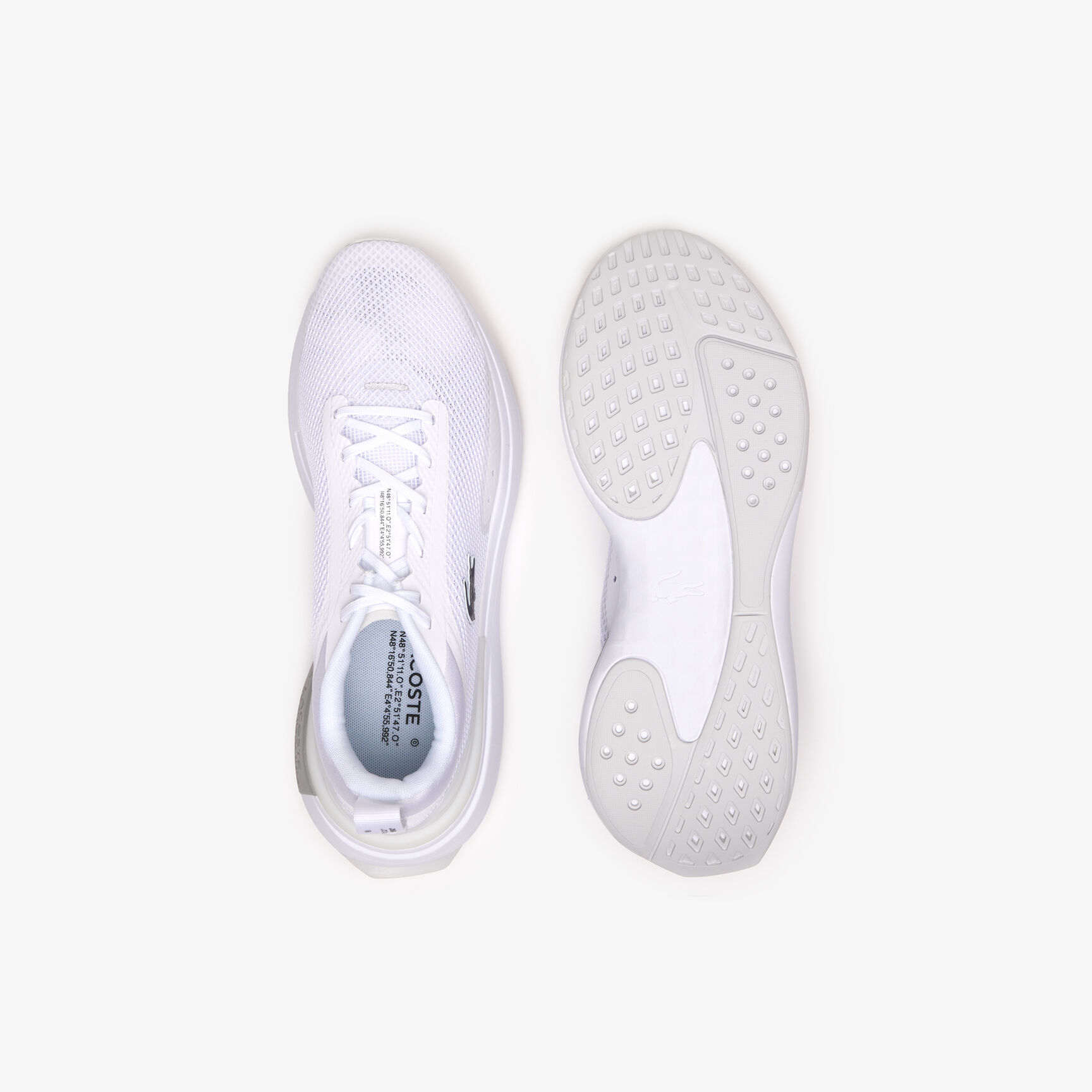 Men's Lacoste Run Spin Evo Breathable Mesh Trainers Men's Lacoste Run Spin Evo Breathable Mesh Trainers