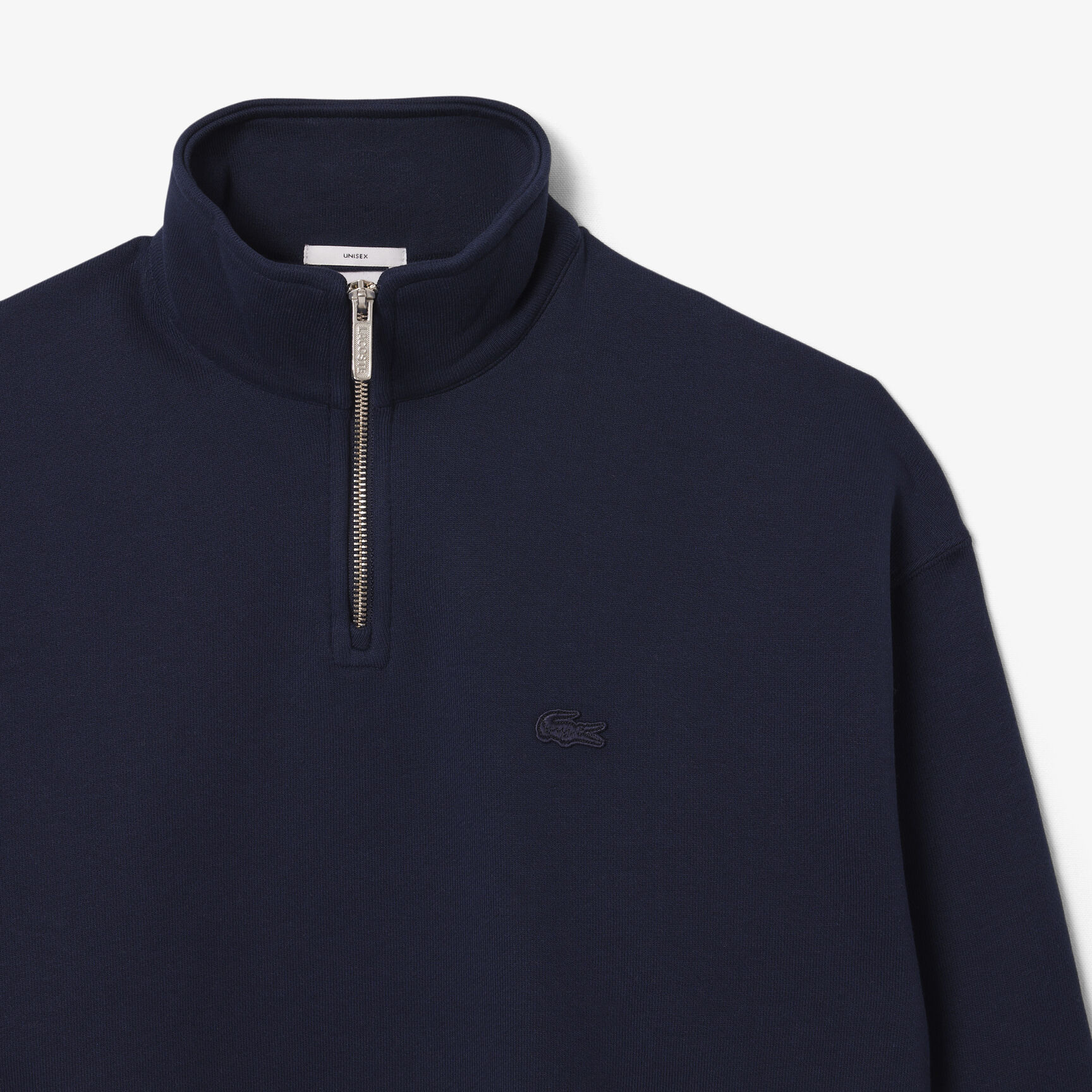 Heavy Fleece Zipper Neck Sweatshirt