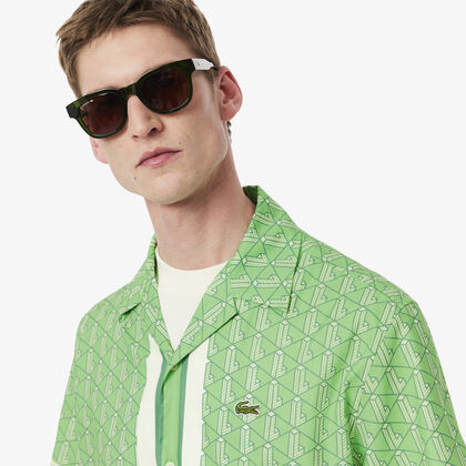 Straight Cut Monogram Shirt