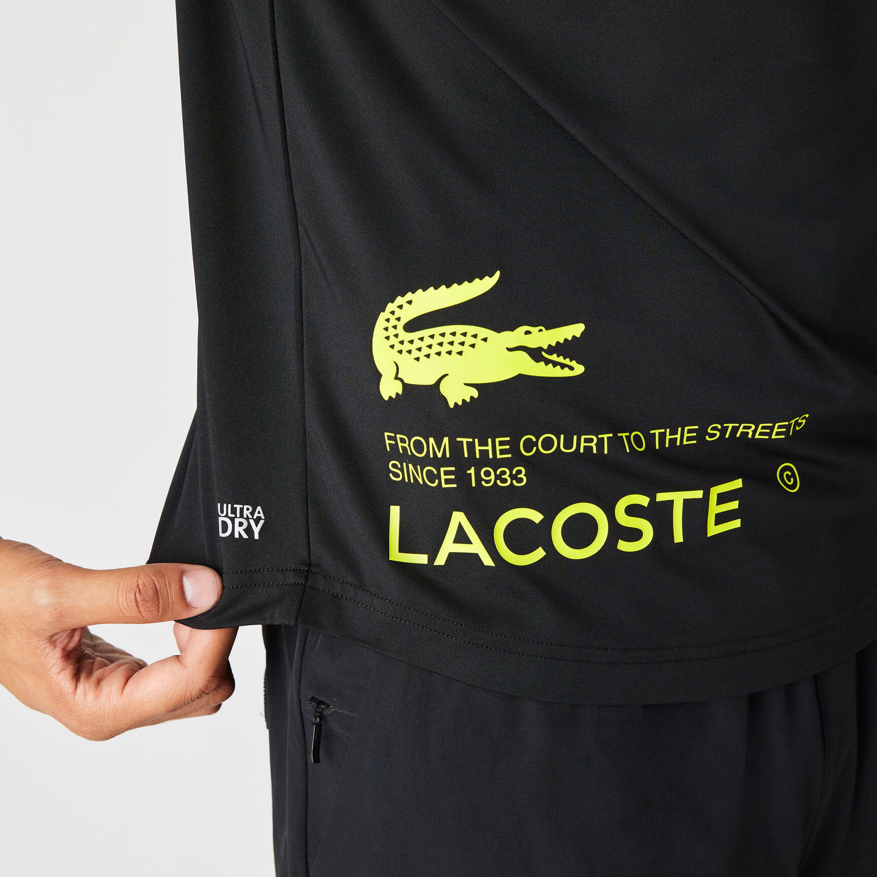 تيشيرت جيرسيه مطاطية للرجال مجموعة Lacoste SPORT