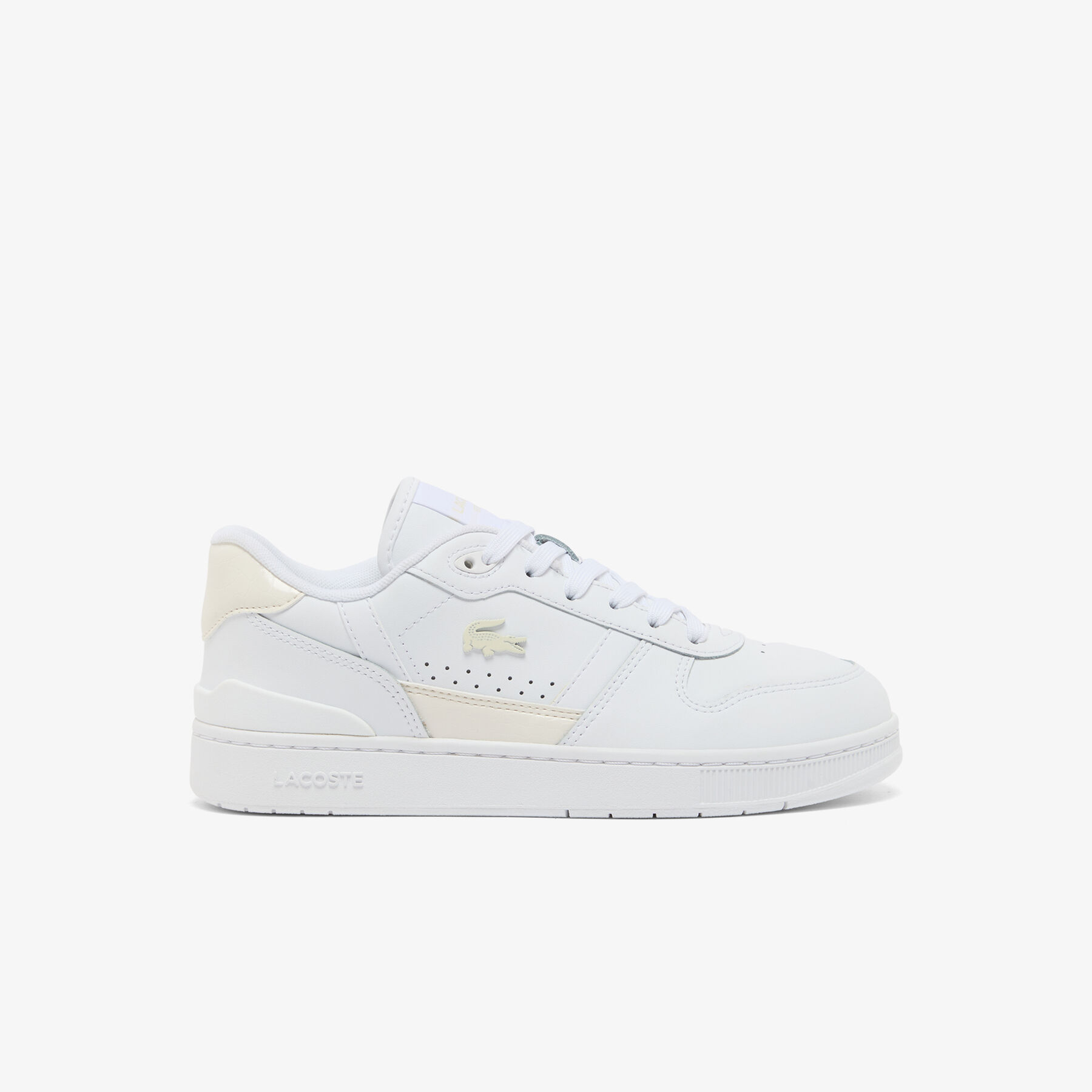 Women's T-Clip Set Leather Sneakers lacoste women s t clip set leather sneakers