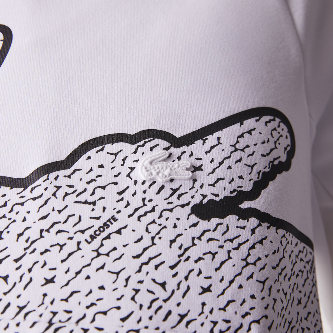 Men’s Crew Neck Oversized Crocodile Cotton Blend Sweatshirt Men’s Crew Neck Oversized Crocodile Cotton Blend Sweatshirt