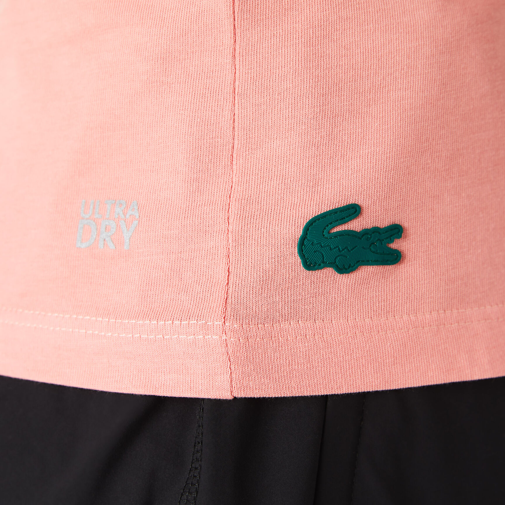 Women's Lacoste SPORT Breathable Houndstooth Patterned T-shirt