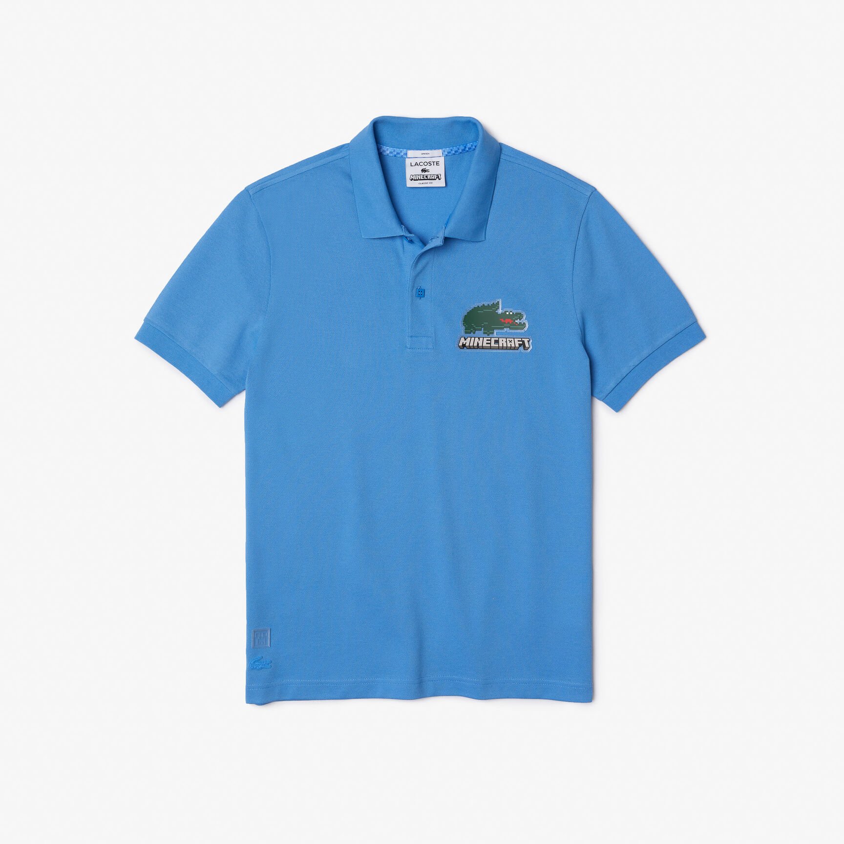 Buy Unisex Lacoste x Minecraft Classic Fit Organic Cotton Polo