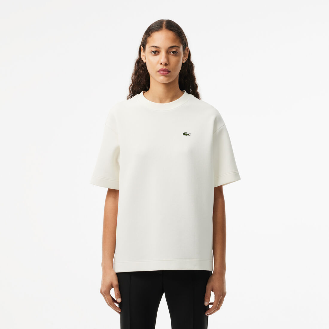 Oversized Double Face Pique T-shirt
