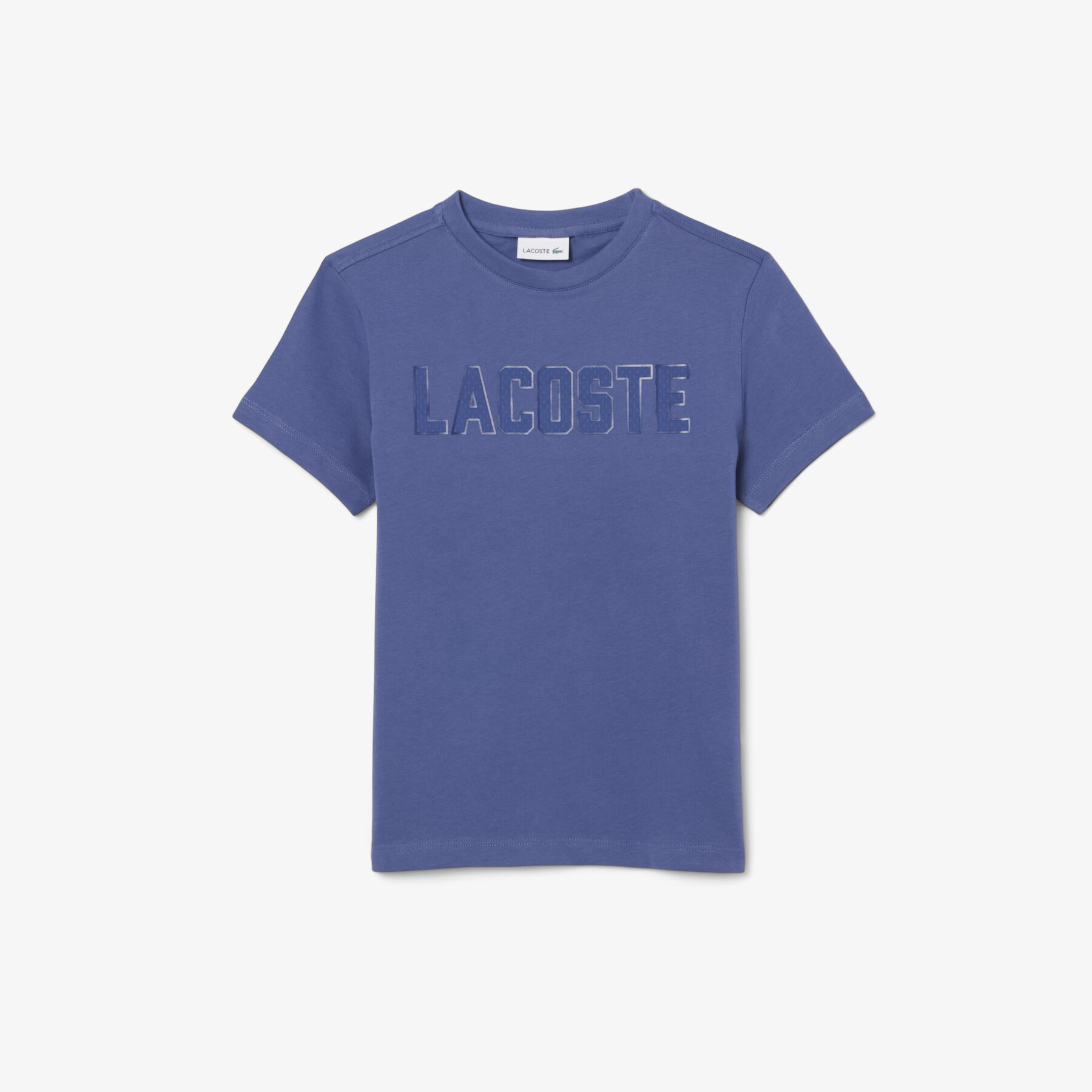 Print Cotton T-shirt lacoste print cotton t shirt