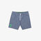 lacoste men s mid length gingham check cotton blend swimming trunks