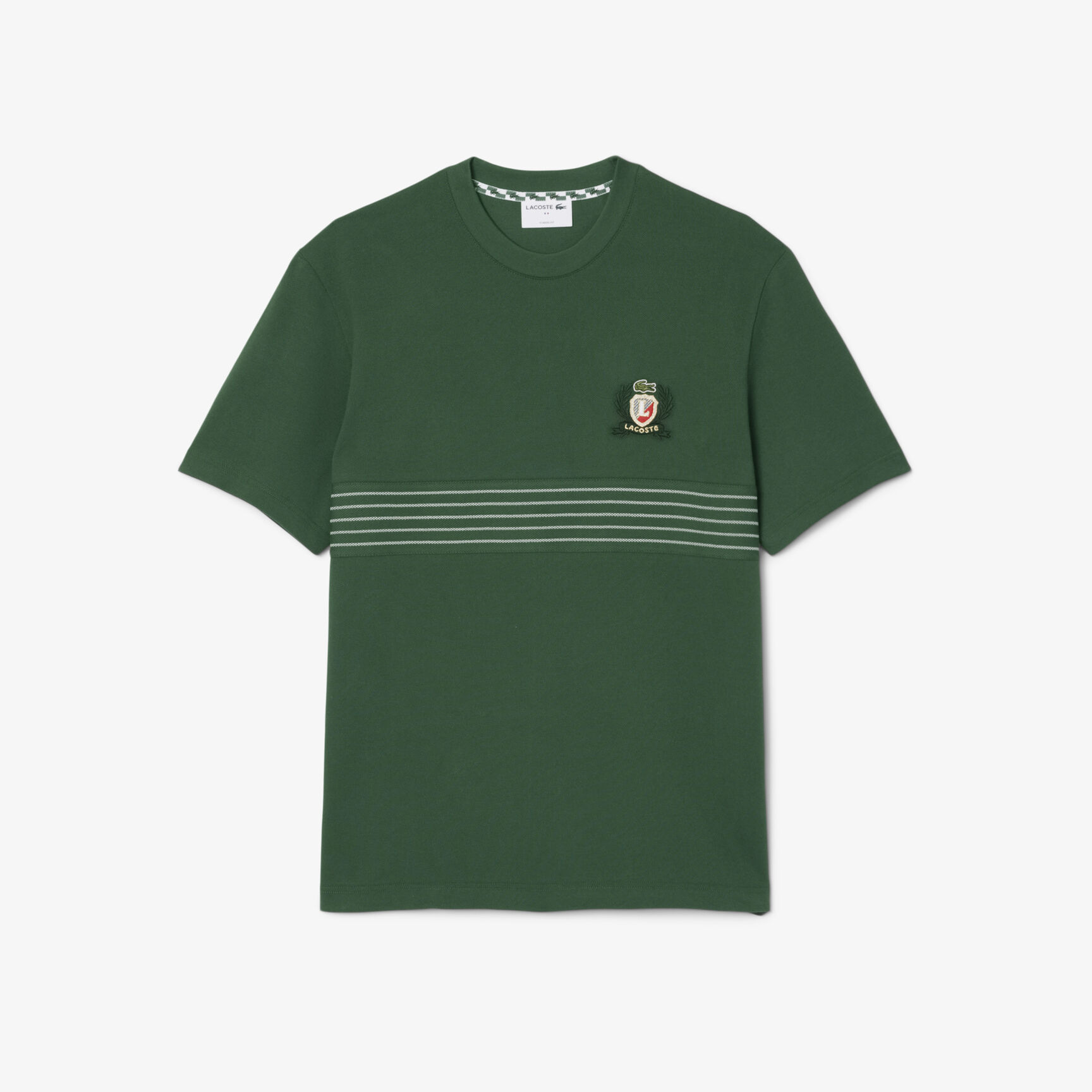 Embroidered Badge Pique T-shirt