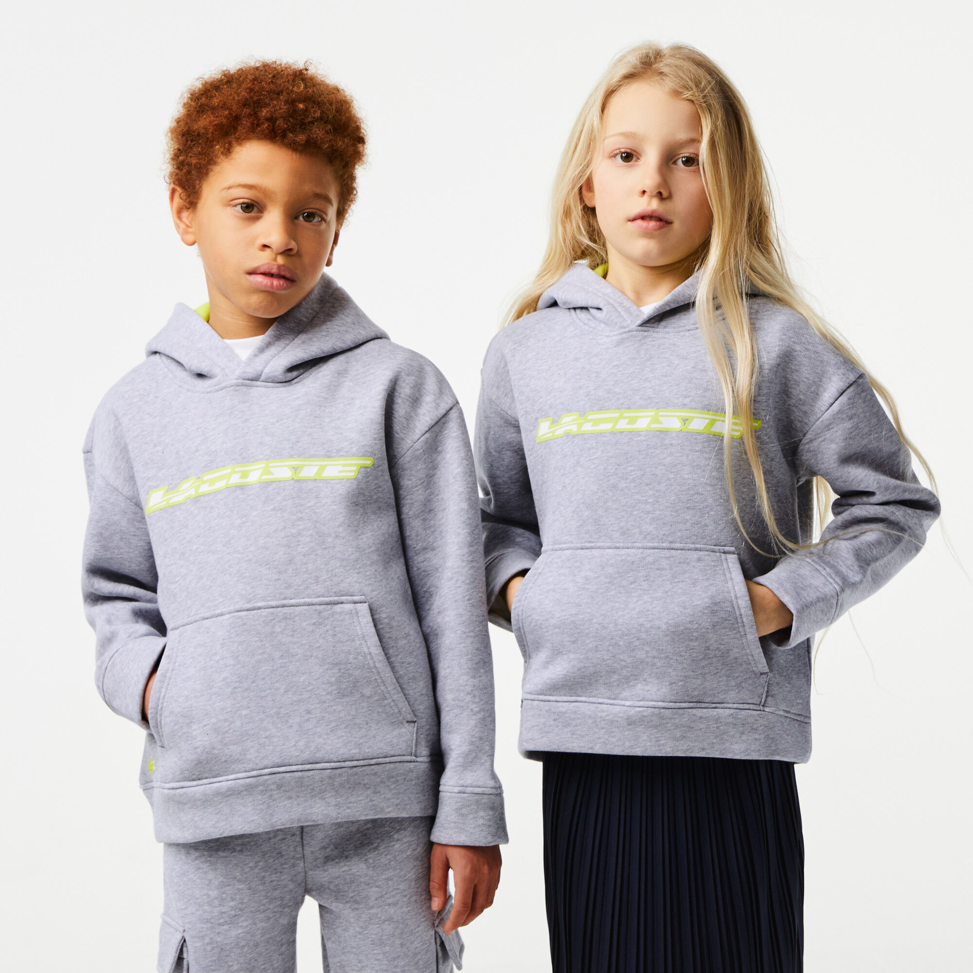 Buy Kids Lacoste Hoodie with Contrast Branding Lacoste QA