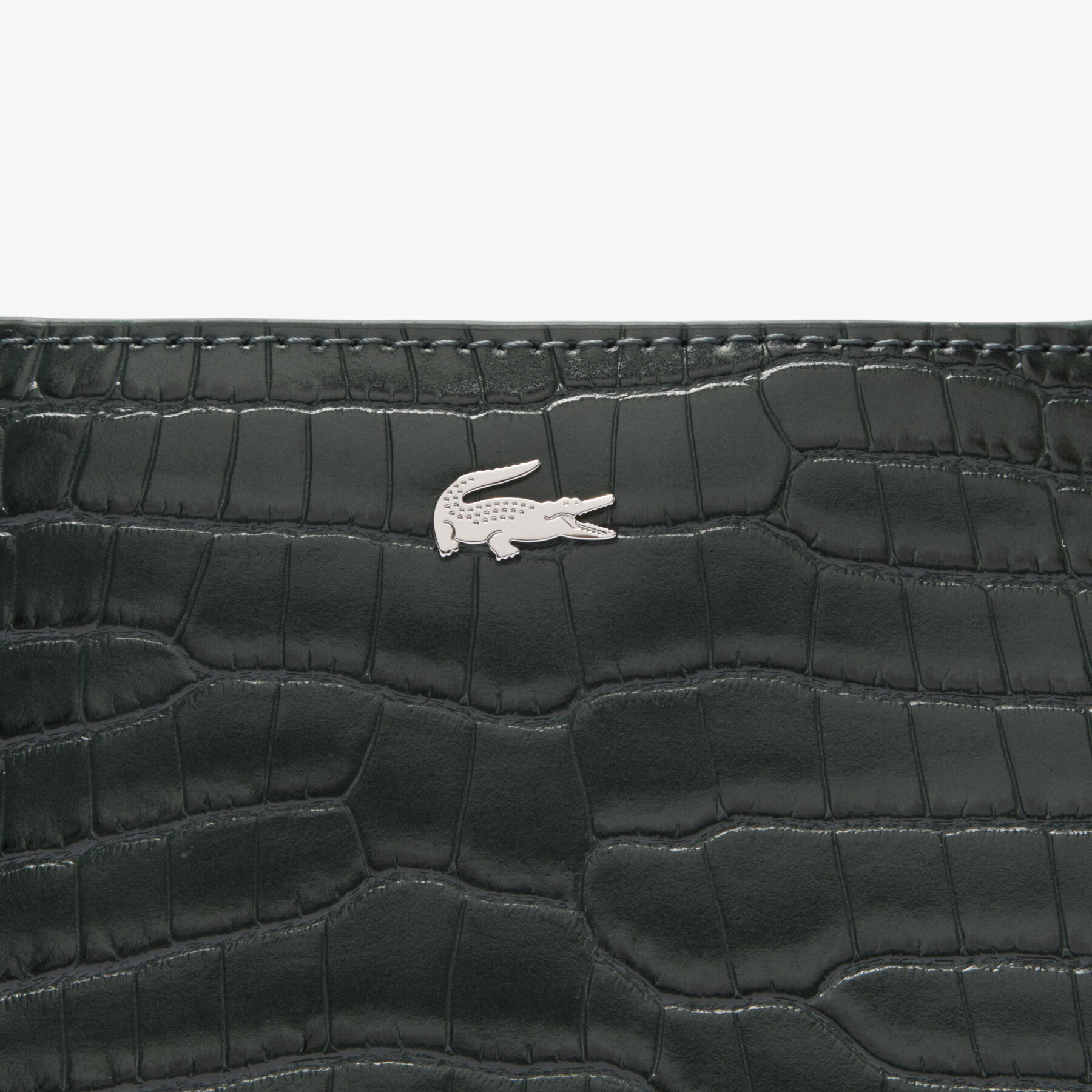 Small Chantaco Embossed Leather Half Moon Bag