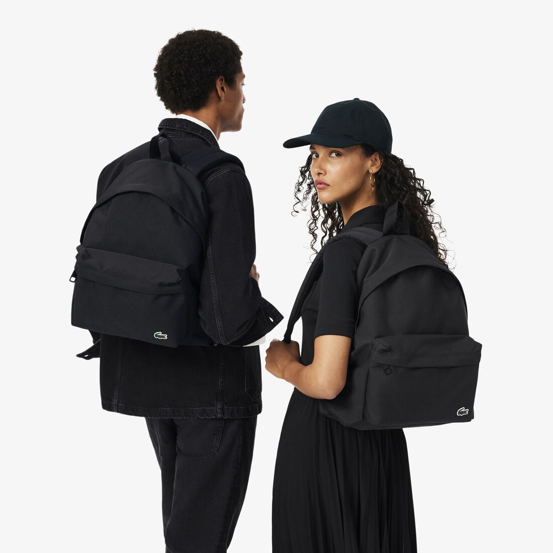lacoste casual croc backpack