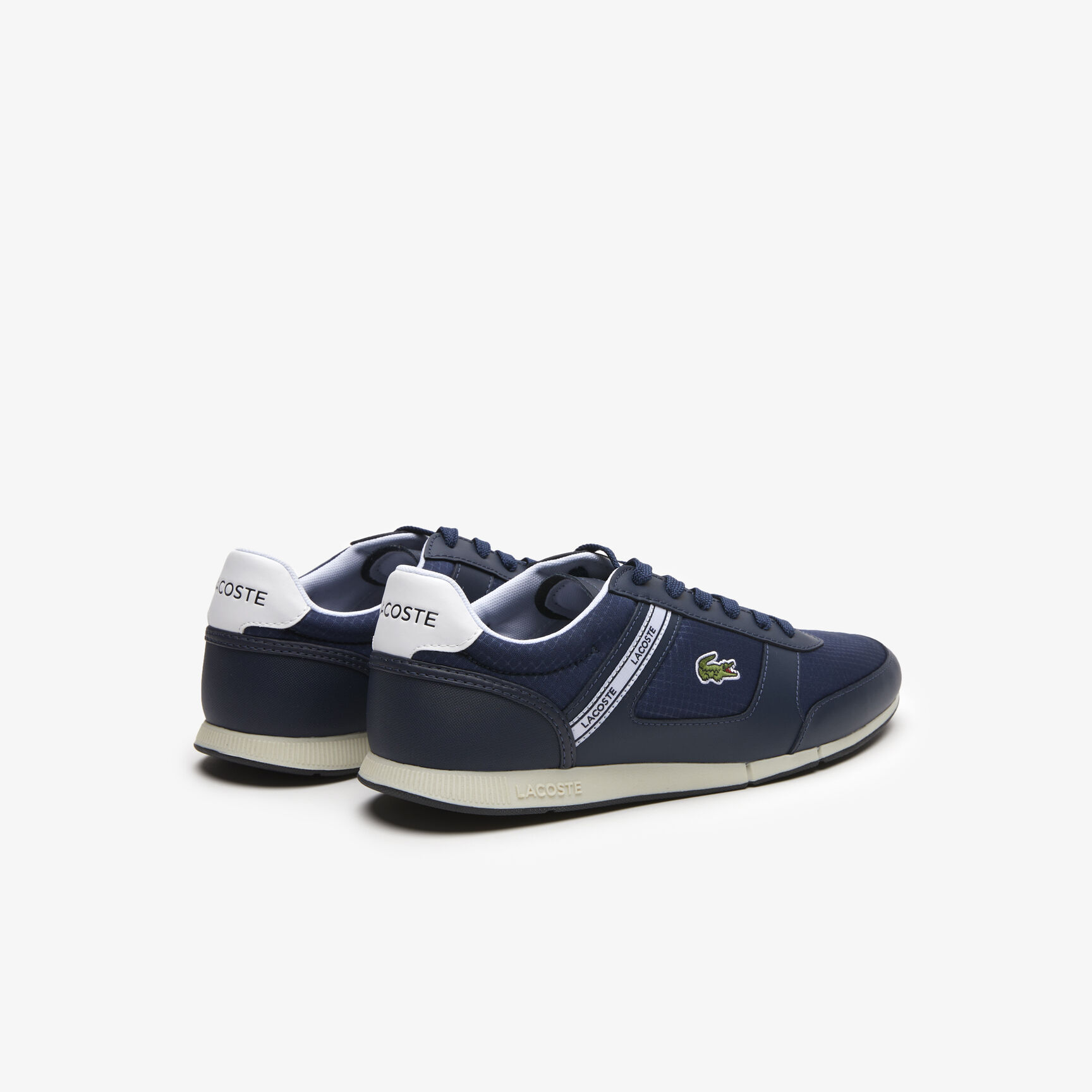 Men's Menerva Sport Textile and Leather Trainers Men's Menerva Sport Textile and Leather Trainers