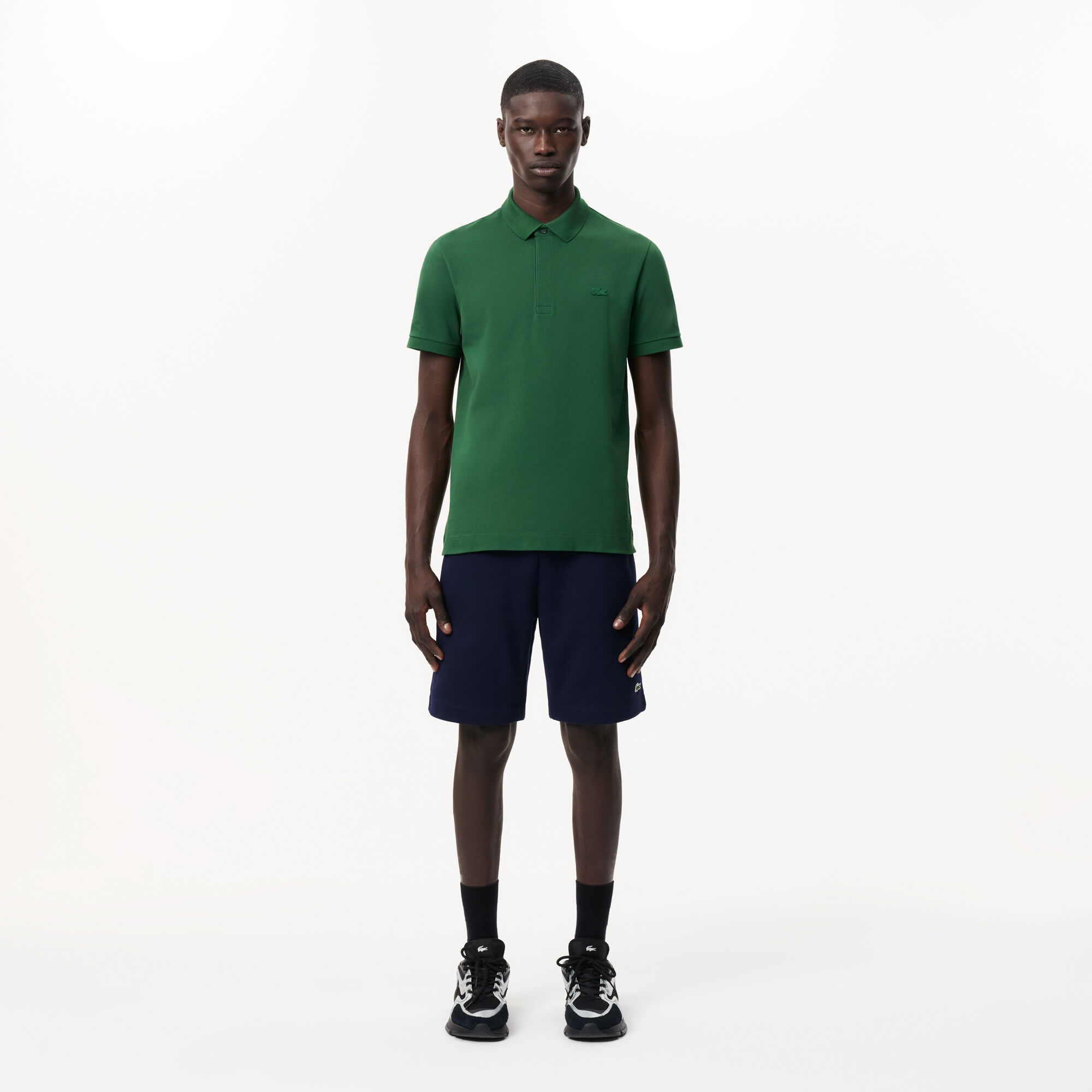 Buy Men s Lacoste Organic Brushed Cotton Fleece Jogger Shorts Lacoste QA