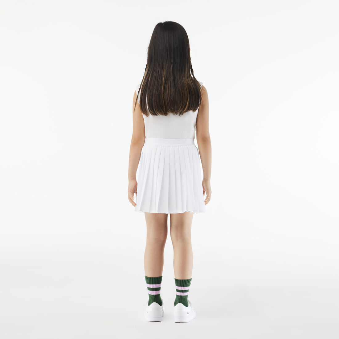 Pleated shirt with integrated undershorts Pleated shirt with integrated undershorts