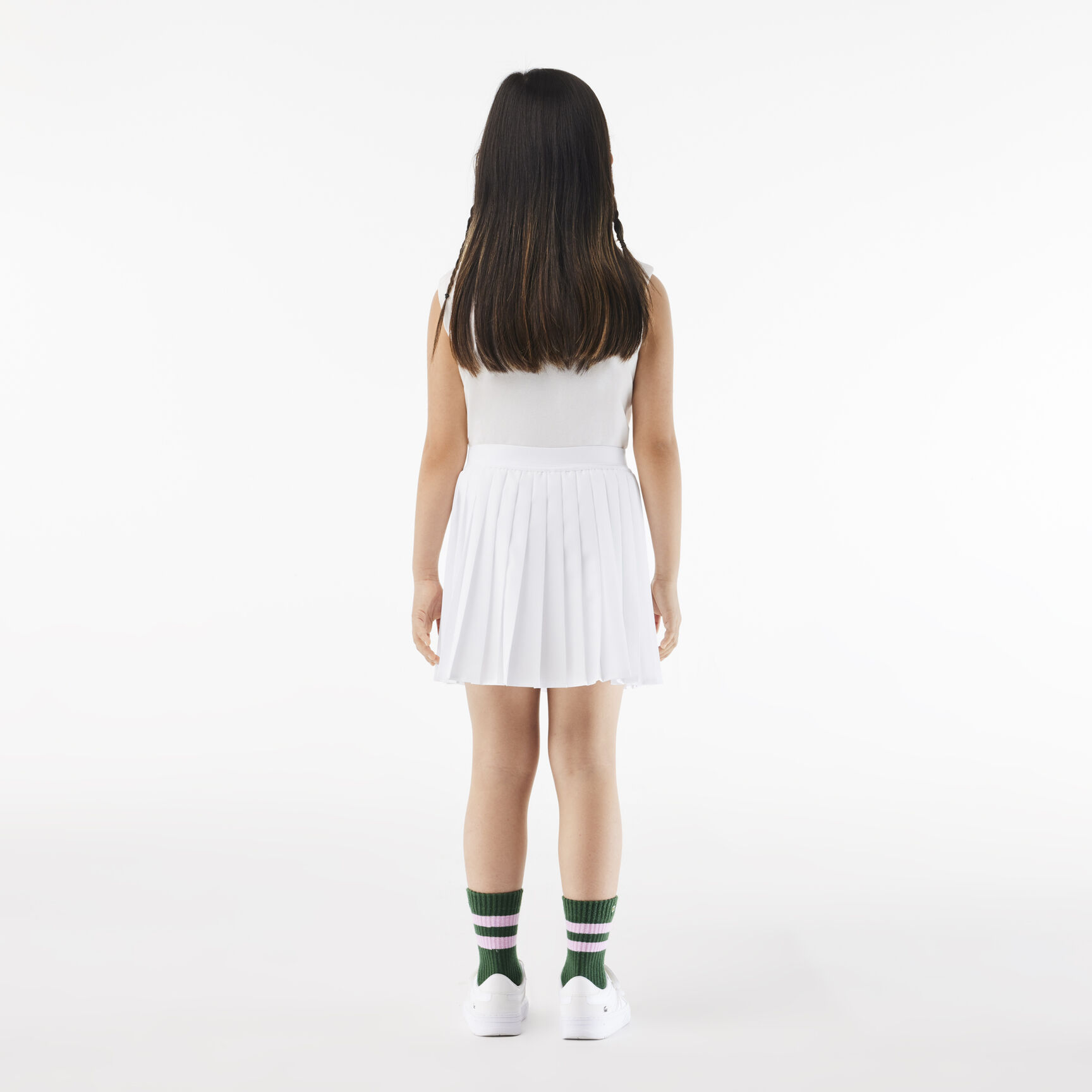 Pleated shirt with integrated undershorts Pleated shirt with integrated undershorts