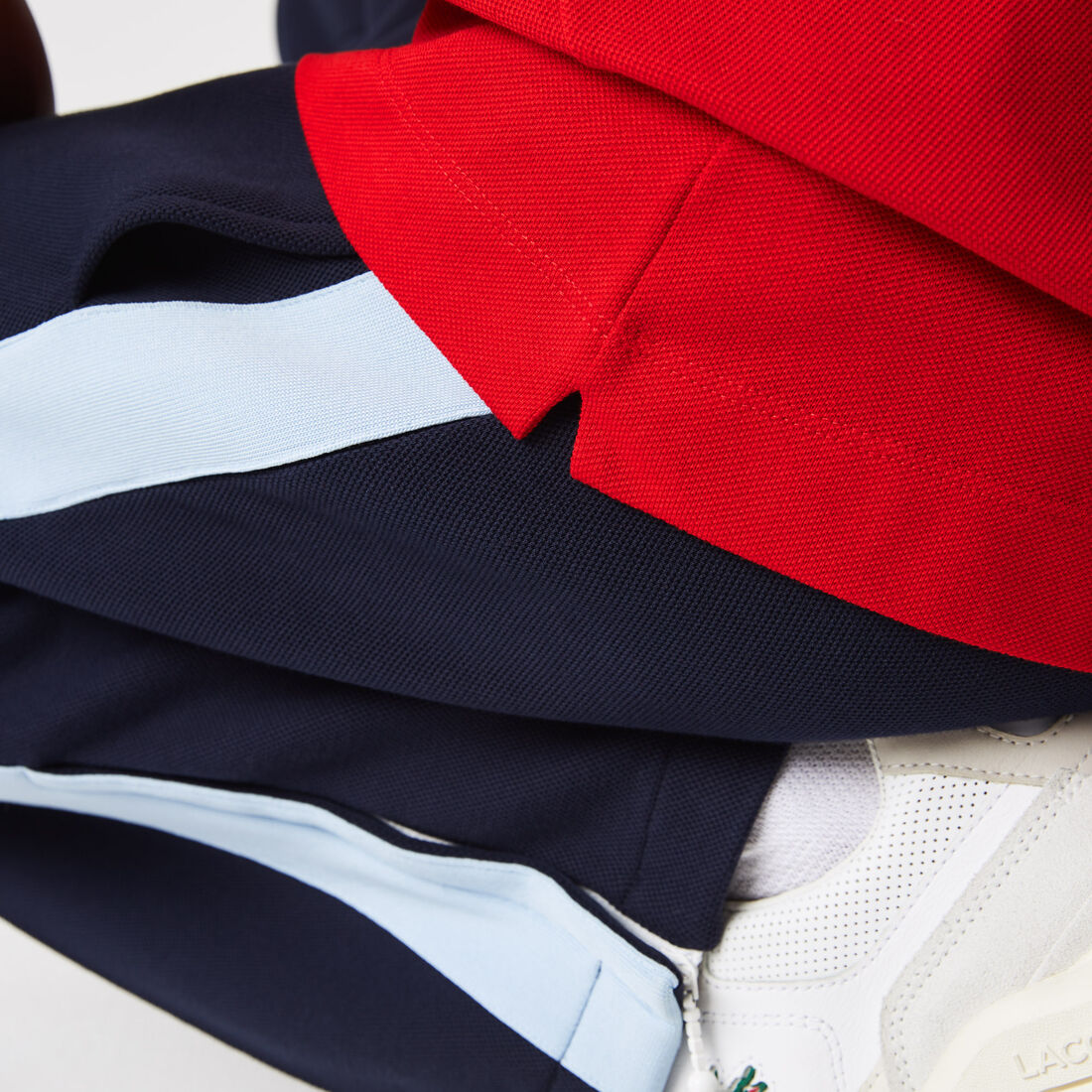 تيشيرت بولو لاكوست قطن بيكيه بخطوط وقصة كلاسيكية للرجال تيشيرت بولو لاكوست قطن بيكيه بخطوط وقصة كلاسيكية للرجال