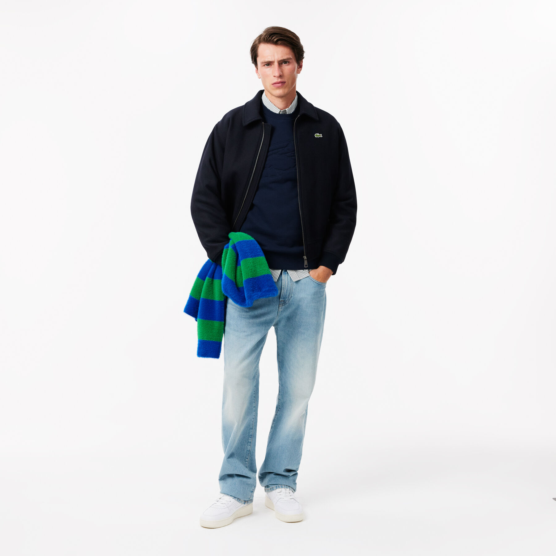 Embroidered Crocodile Sweatshirt lacoste embroidered crocodile sweatshirt