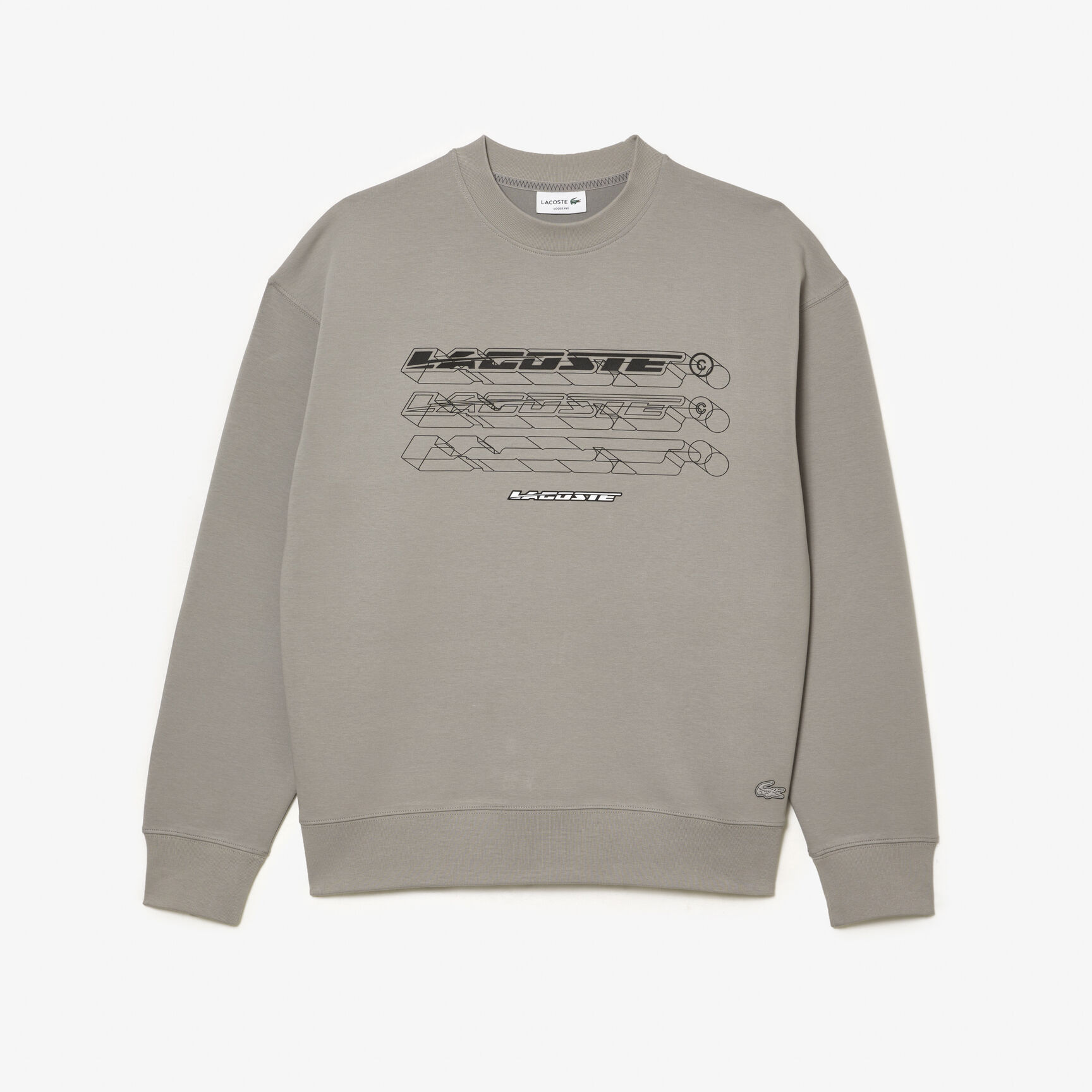 Men’s Lacoste Loose Fit Branded Sweatshirt Men’s Lacoste Loose Fit Branded Sweatshirt