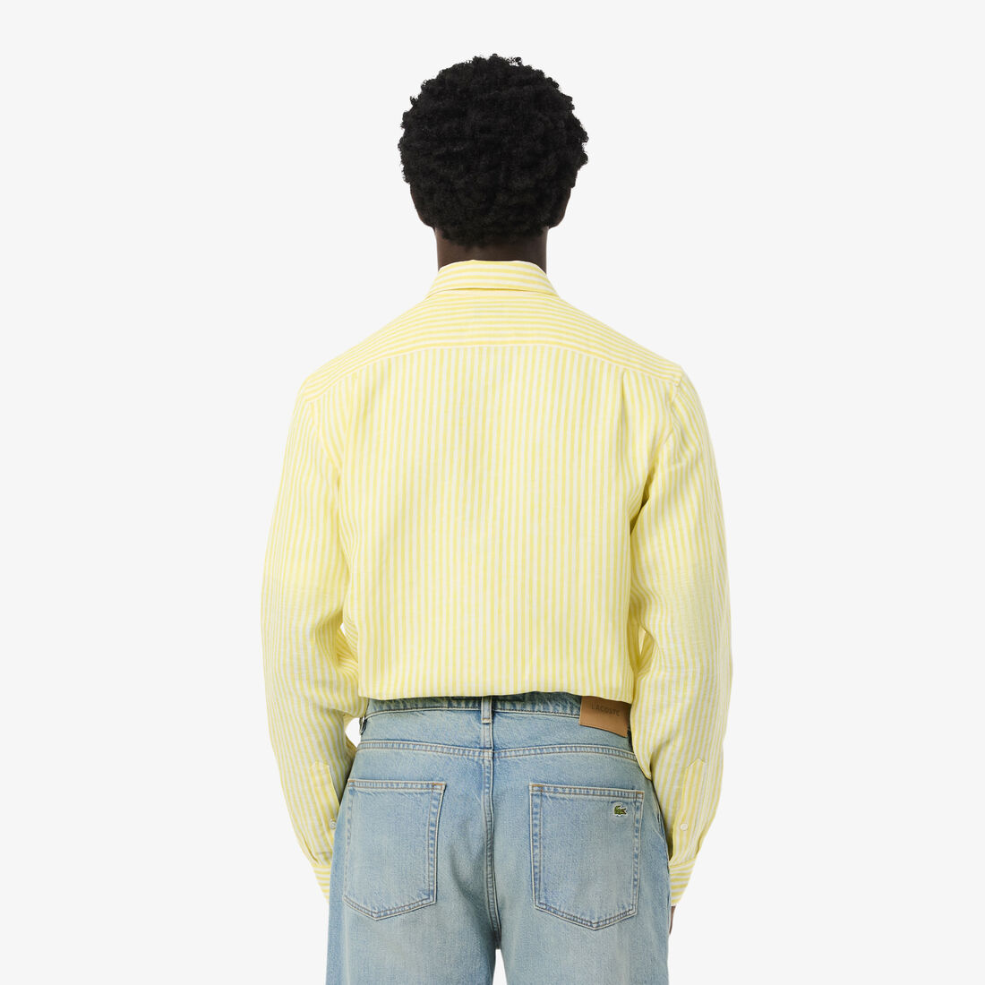 Regular Fit Striped Linen Shirt Regular Fit Striped Linen Shirt