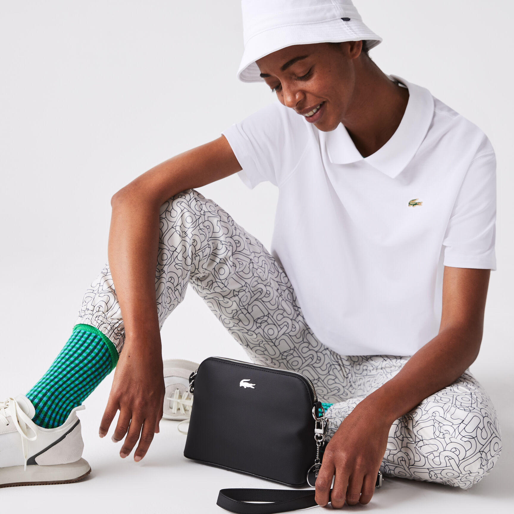 Women's Daily Classics Coated Piqué Canvas Zip Shoulder Bag Women's Daily Classics Coated Piqué Canvas Zip Shoulder Bag