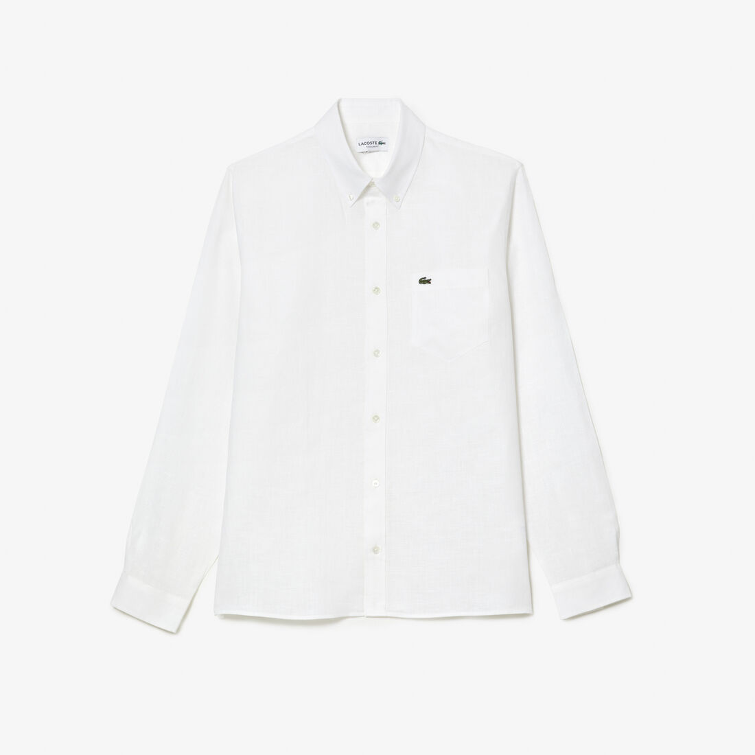 قميص كتان بقصّة عادية قميص كتان بقصّة عادية