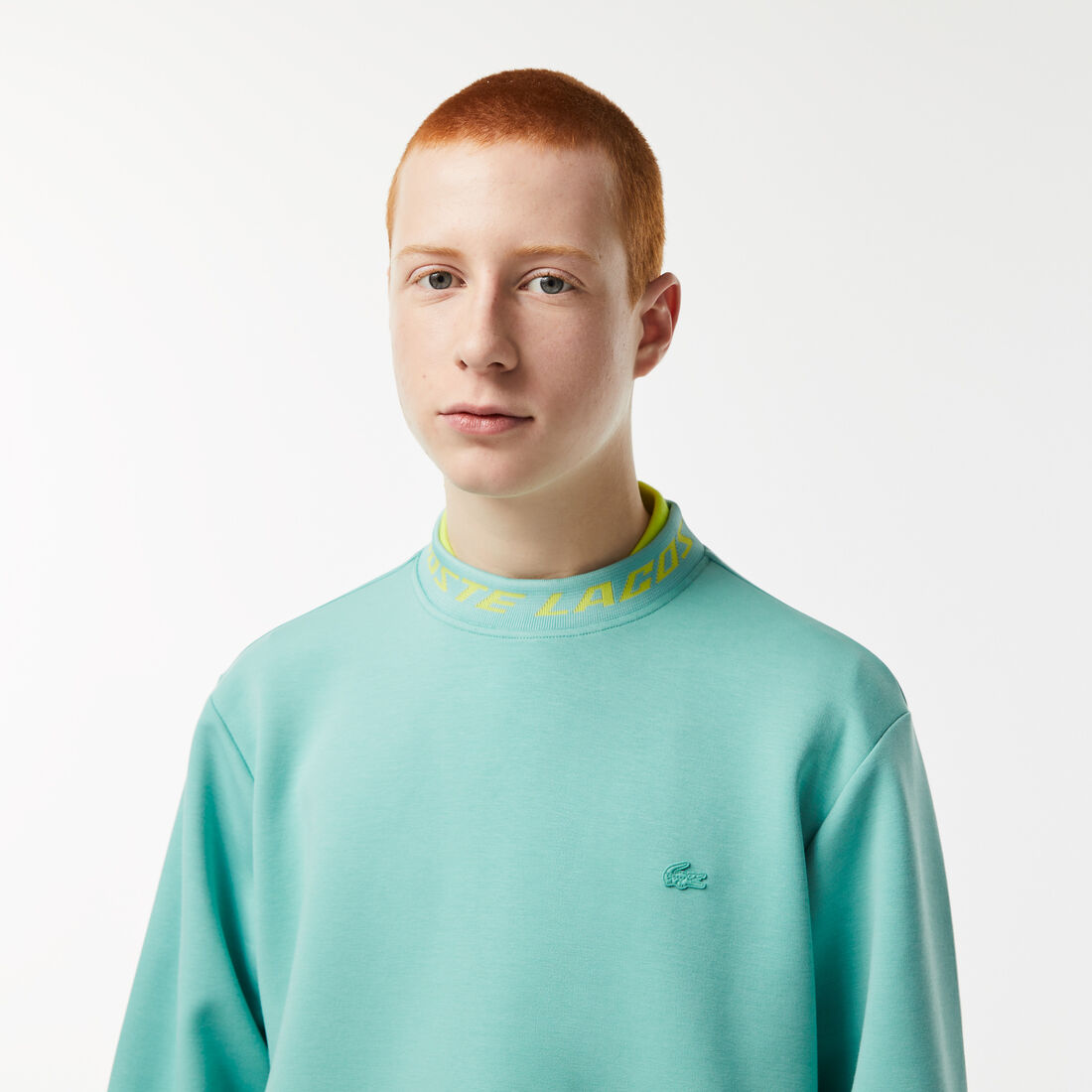 Men's Lacoste Double Sided Logo Collar Sweatshirt Men's Lacoste Double Sided Logo Collar Sweatshirt