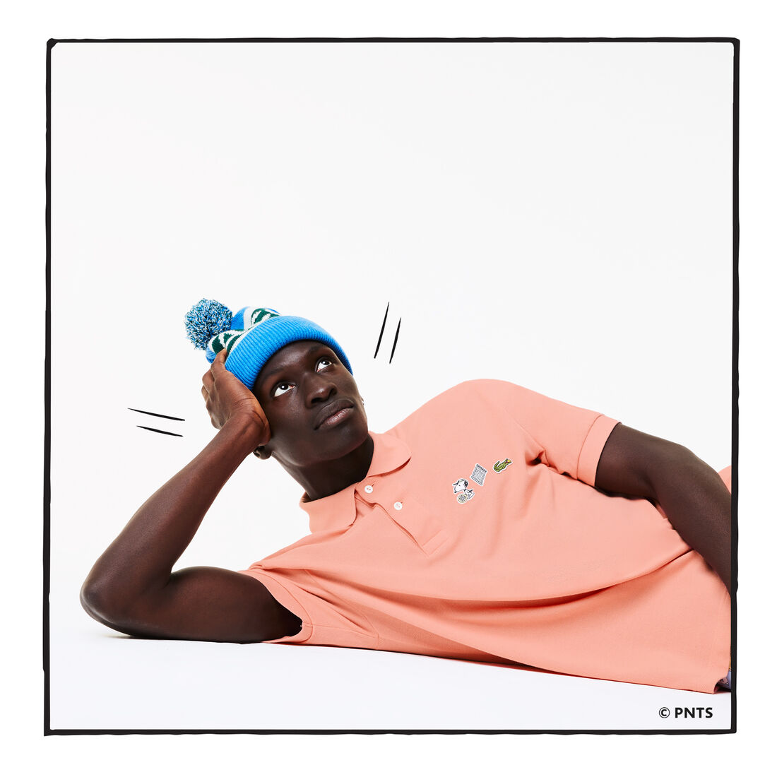 Men’s Lacoste x Peanuts Relaxed Fit Organic Cotton Polo