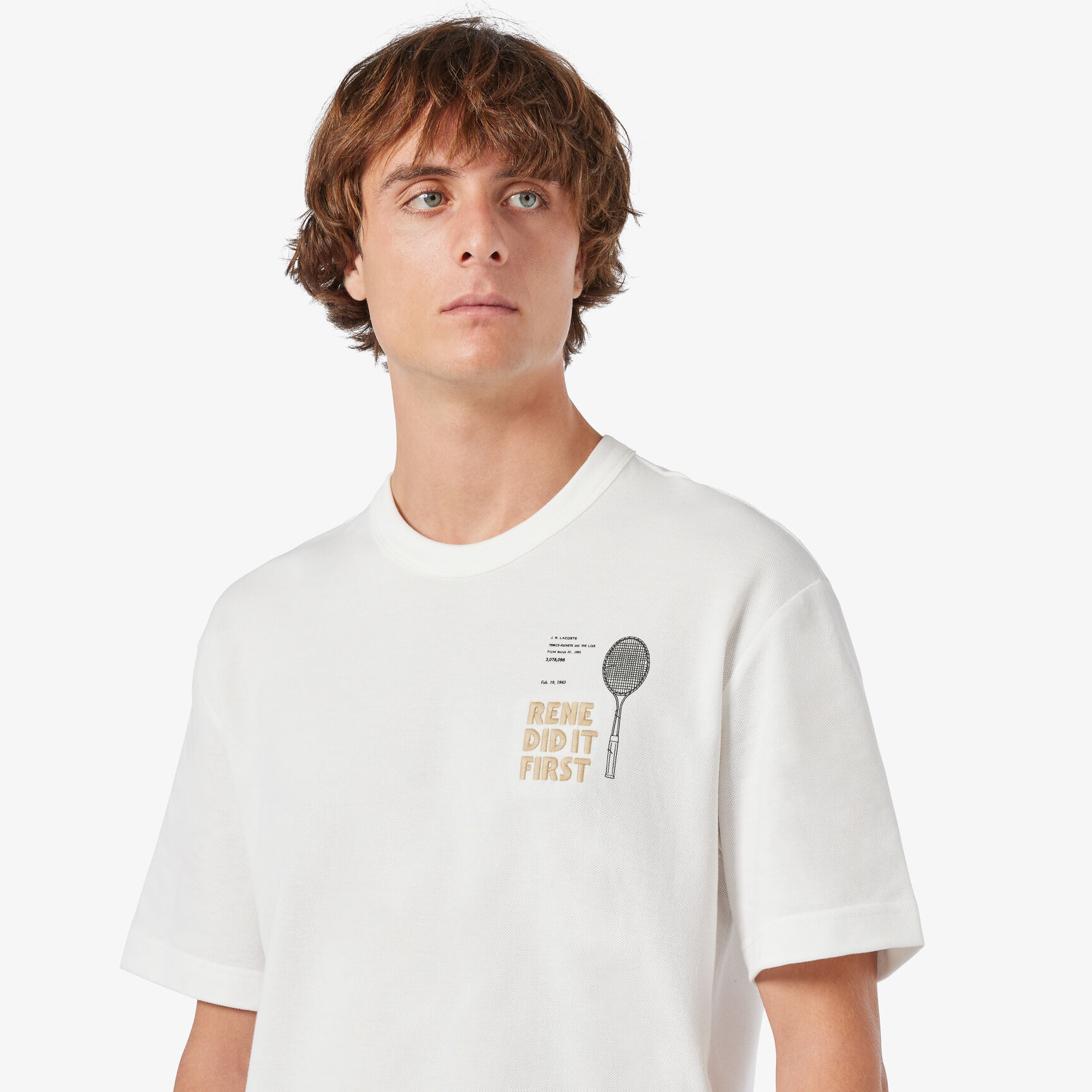 Patent Back Pique T-shirt
