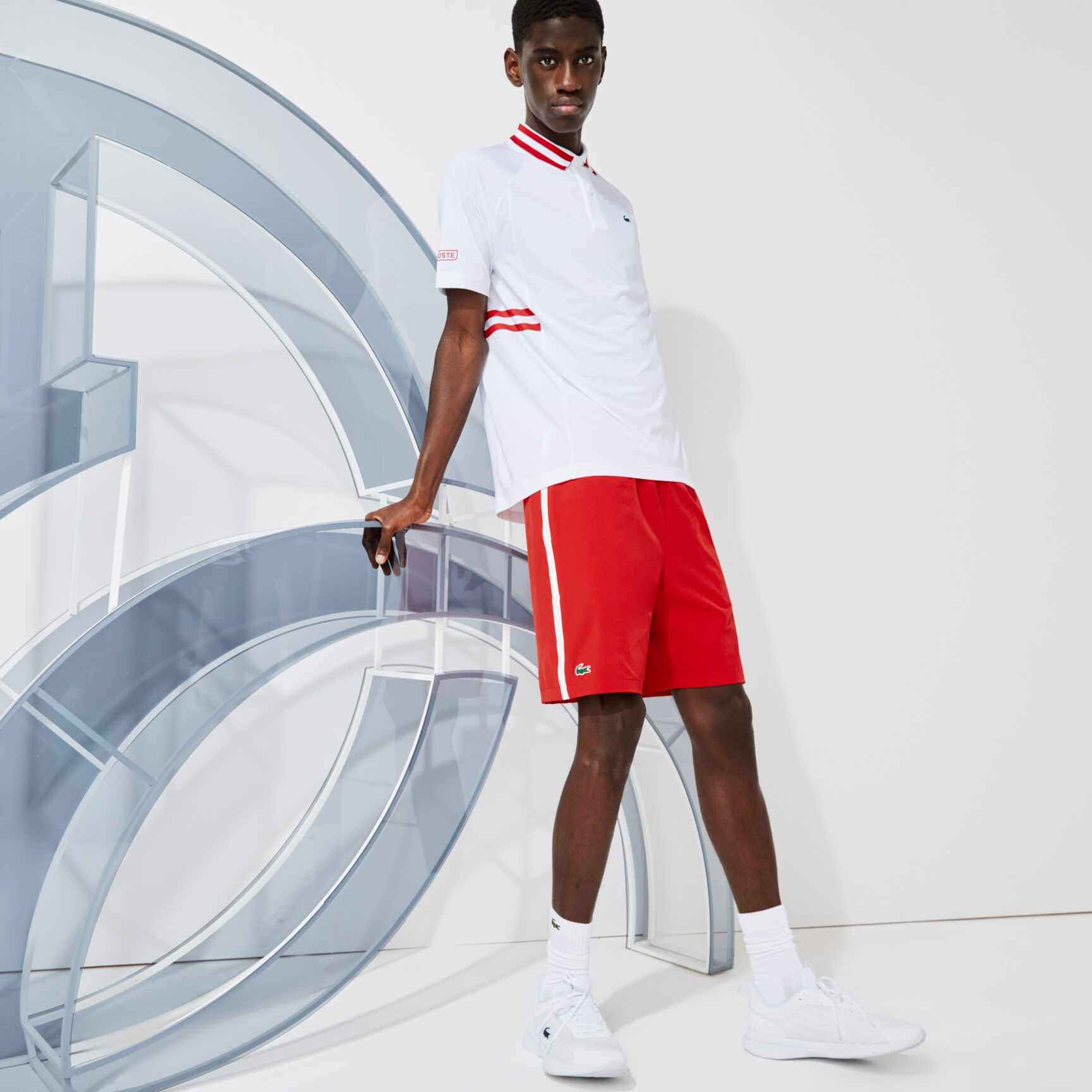 Men’s Lacoste SPORT x Novak Djokovic Breathable Stretch Shorts Men’s Lacoste SPORT x Novak Djokovic Breathable Stretch Shorts