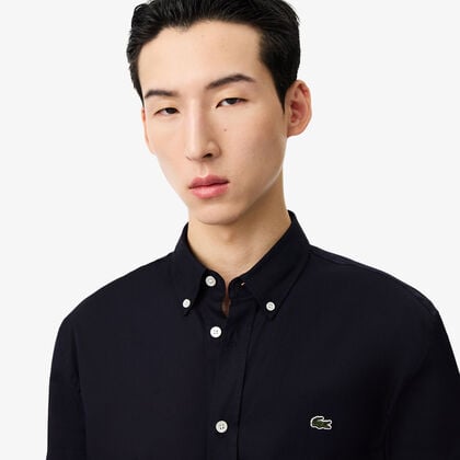 قميص قطني بقصّة عادية