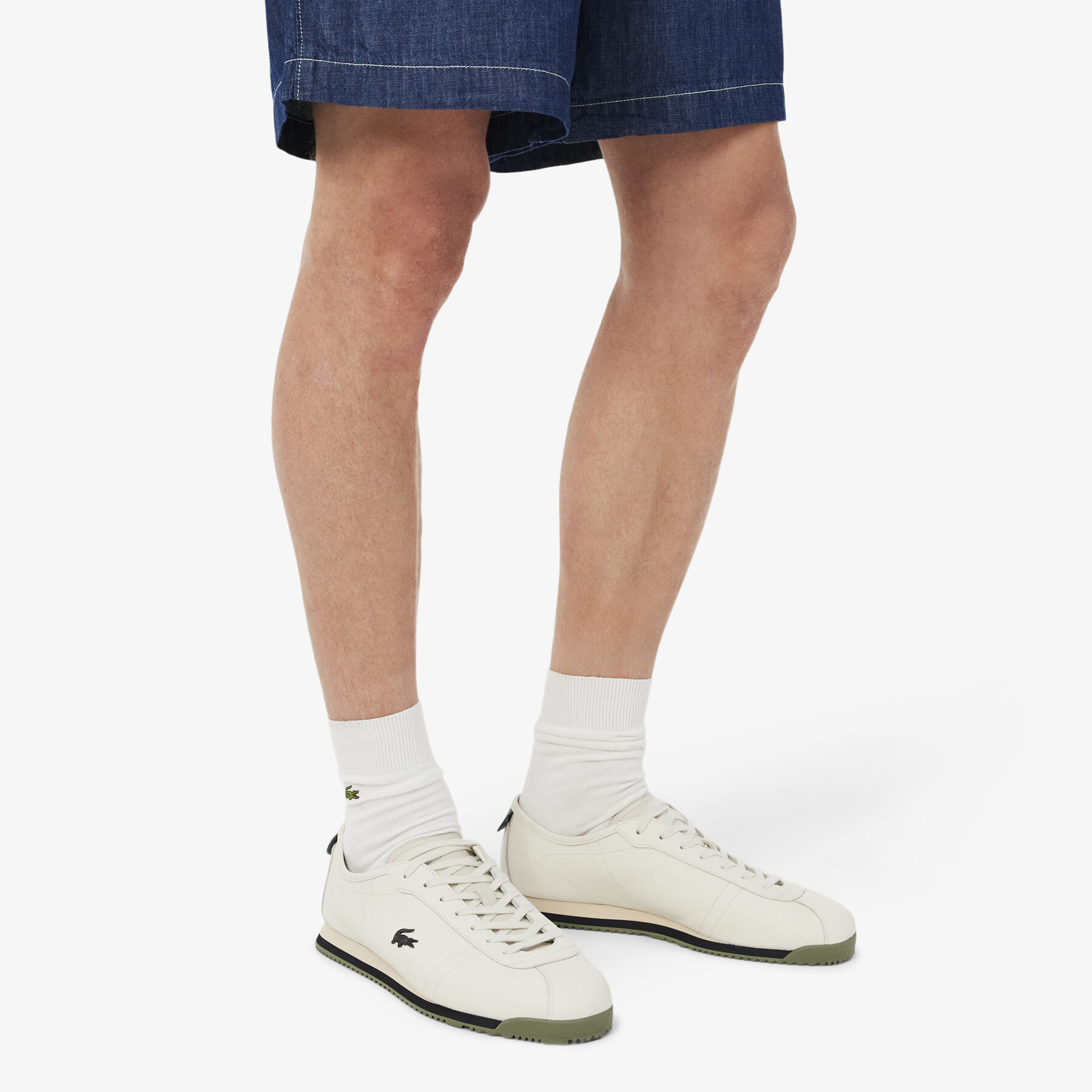 Men's Club-Low Leather Sneakers lacoste men s club low leather sneakers
