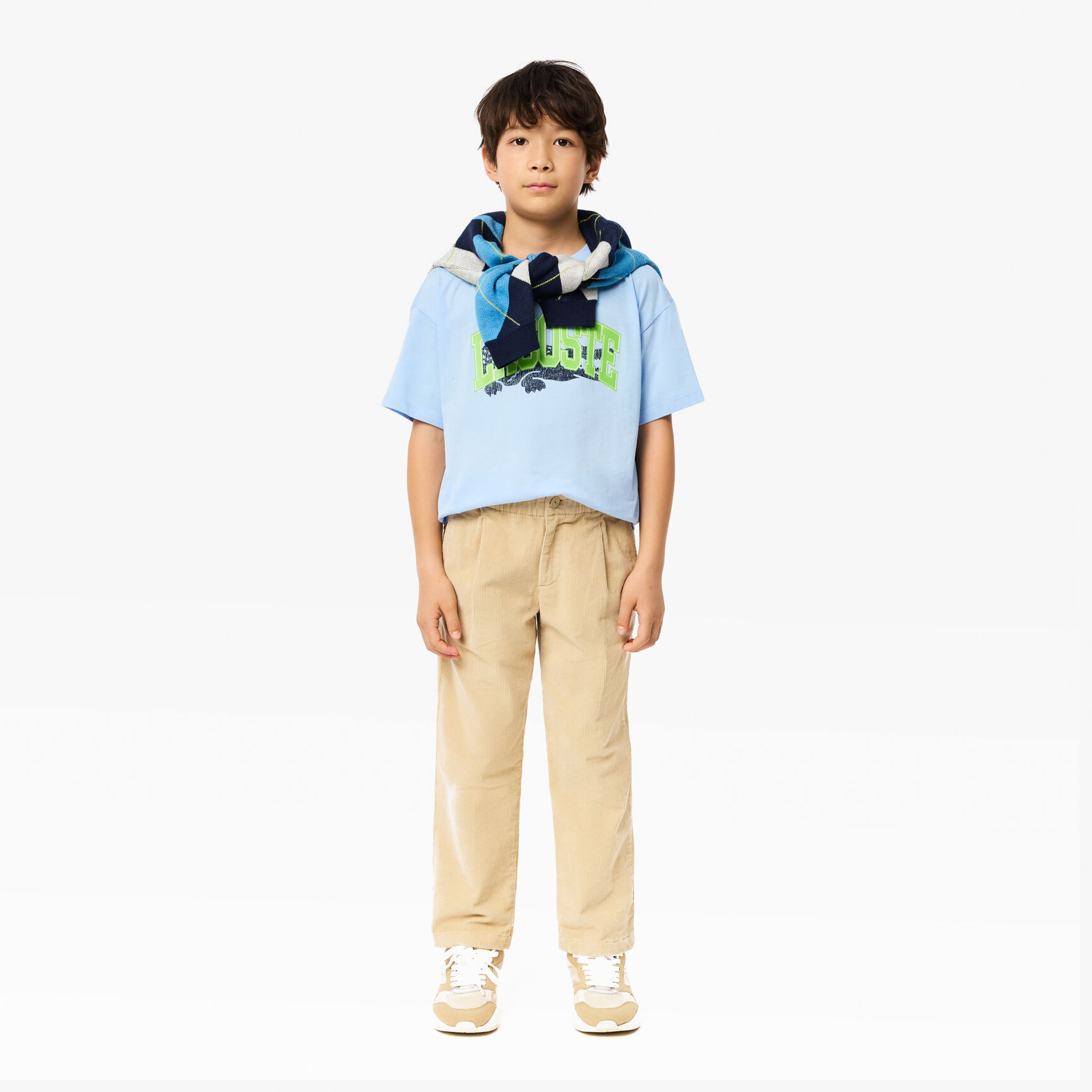 تي شيرت جيرسيه بطبعة تمساح تي شيرت جيرسيه بطبعة تمساح