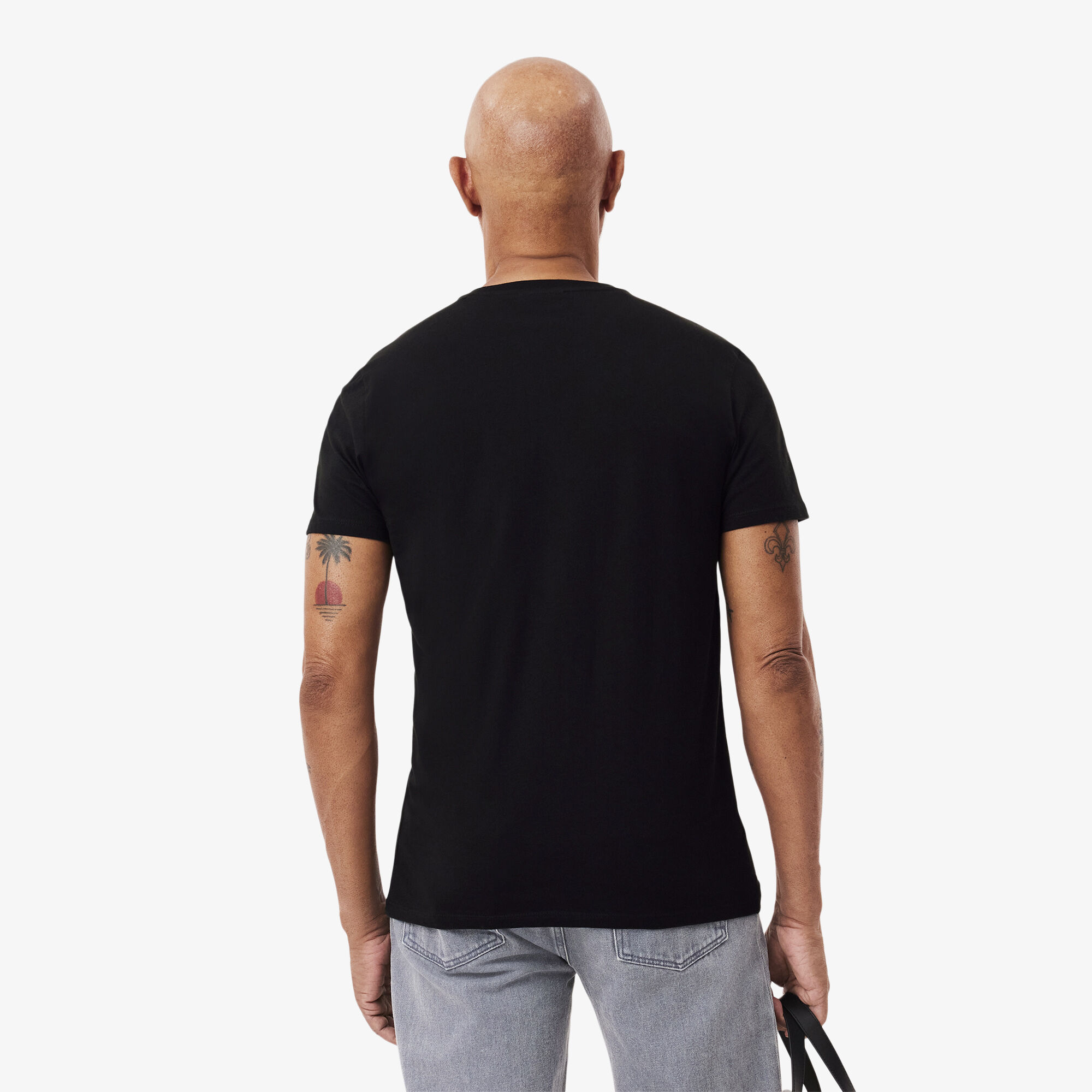 Men's V-neck Pima Cotton Jersey T-shirt Men's V-neck Pima Cotton Jersey T-shirt