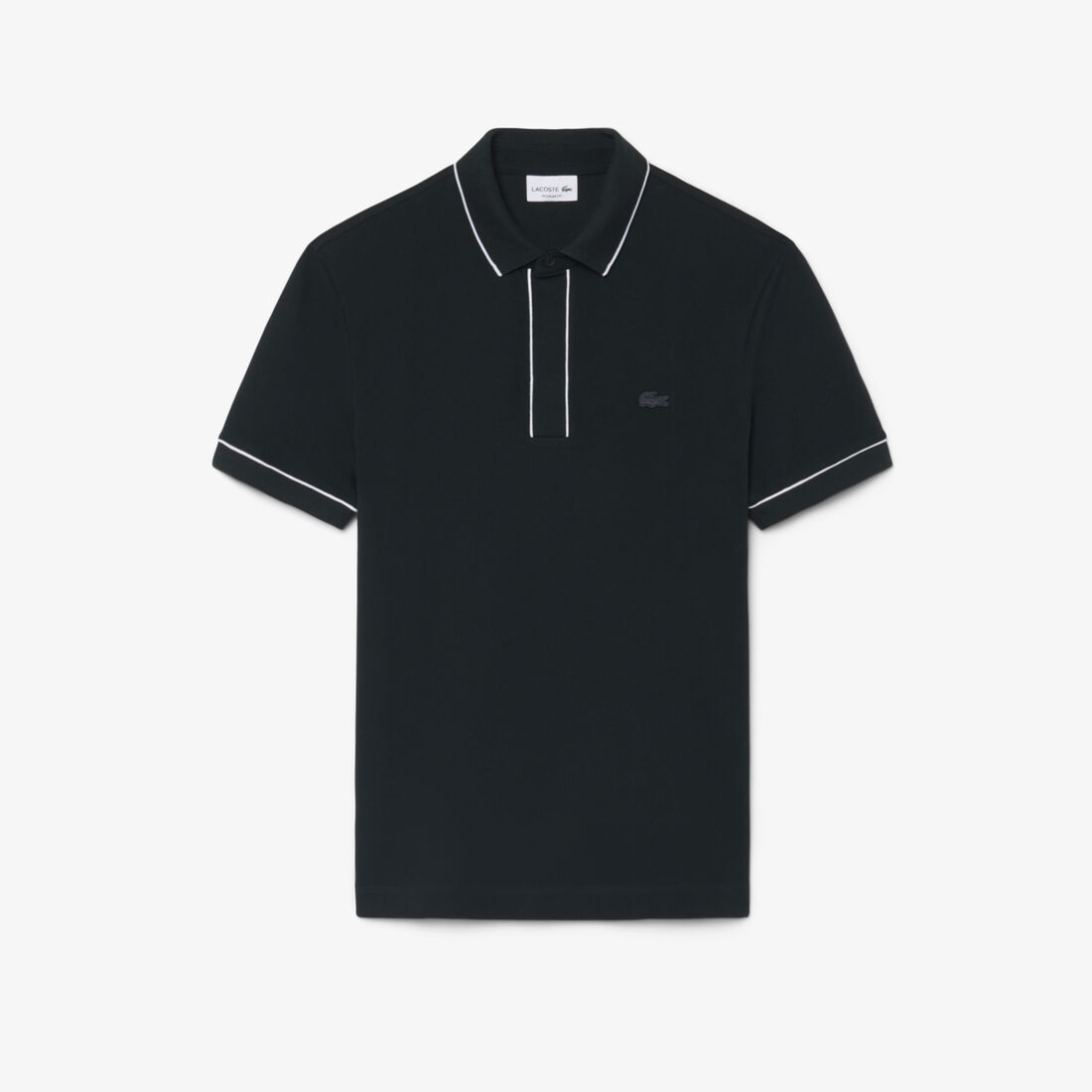 lacoste regular fit paris stretch pique polo shirt
