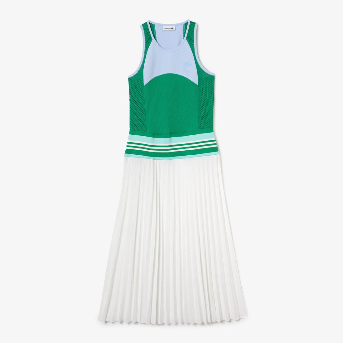 Women's Pleated Colour-block Tank Top Dress