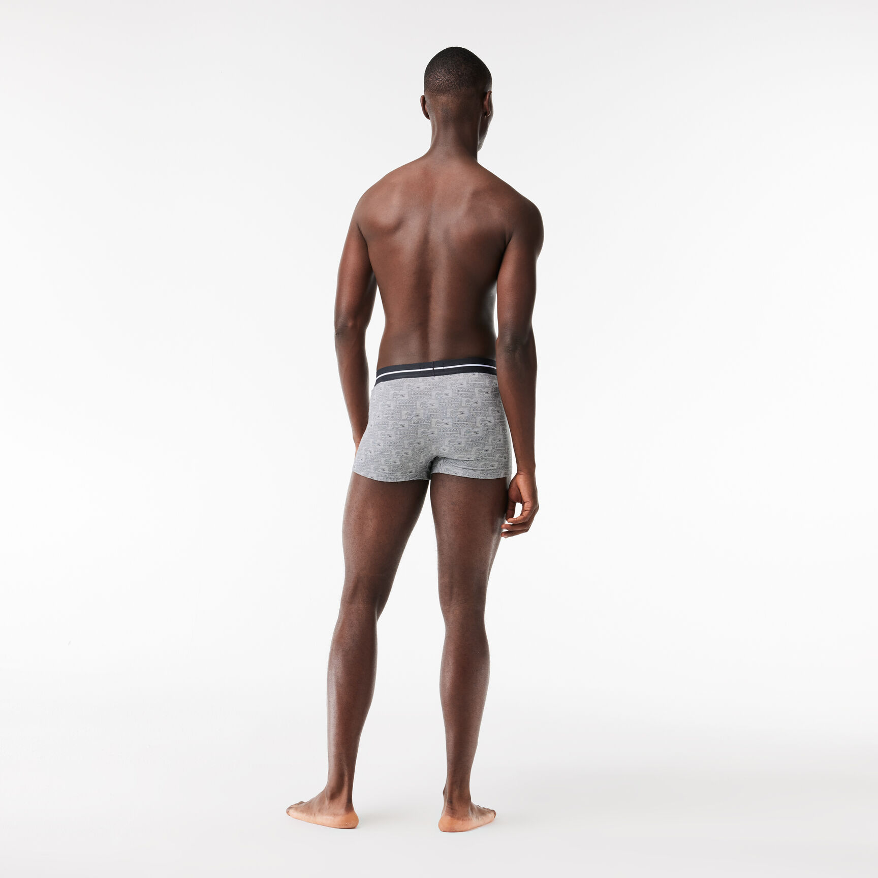 طقم بوكسر بشعار الماركة على الخصر، 3 قطع طقم بوكسر بشعار الماركة على الخصر، 3 قطع