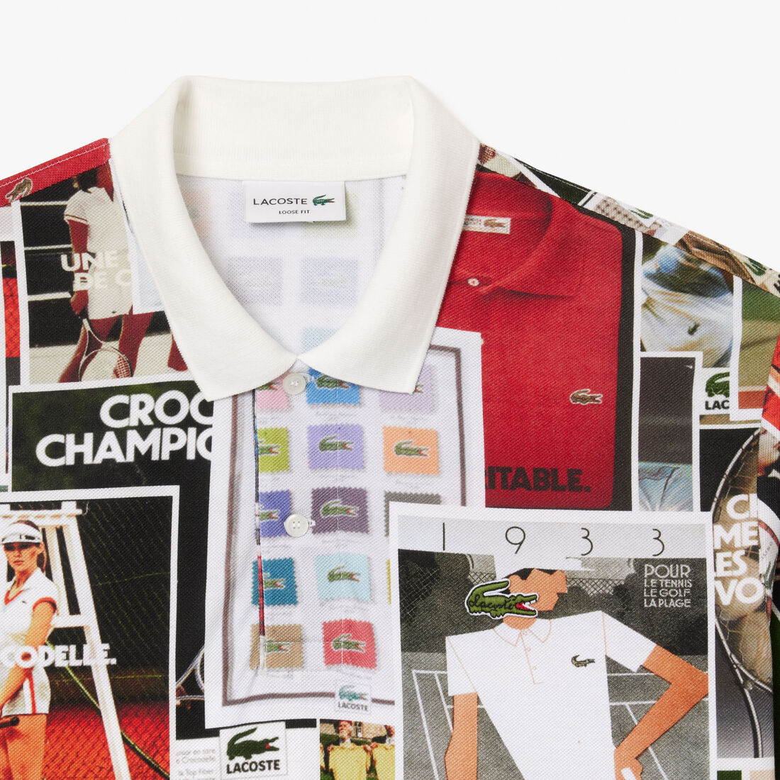 Original L.12.12 Loose Fit Badge Polo Shirt Original L.12.12 Loose Fit Badge Polo Shirt