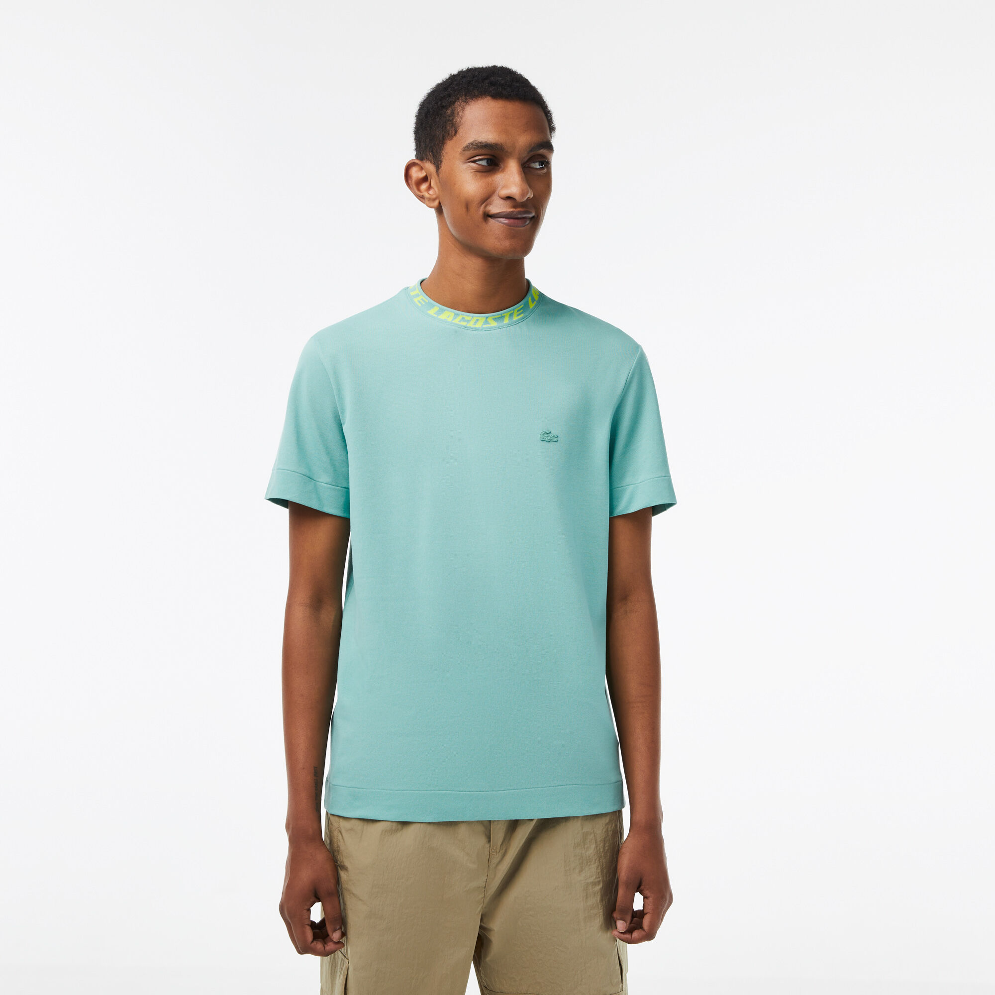 Tee shirt lacoste homme sale